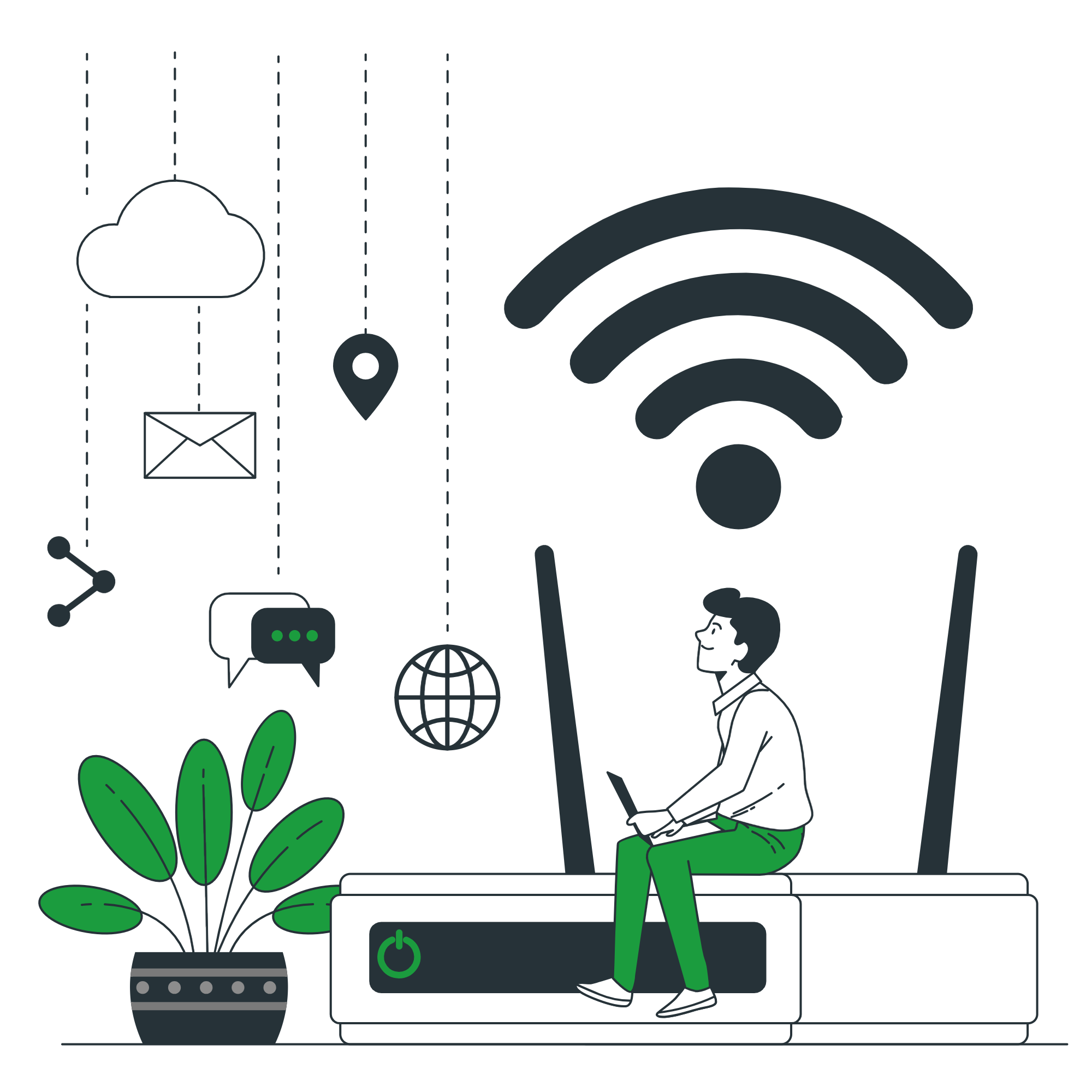 Service Internet Haut Débit Wifi