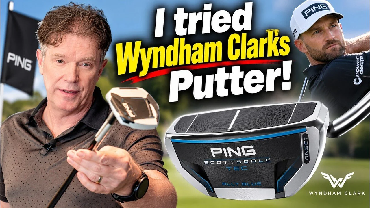 I Tried Wyndham Clark’s Putter! | PING Scottsdale TEC Ally Blue Onset