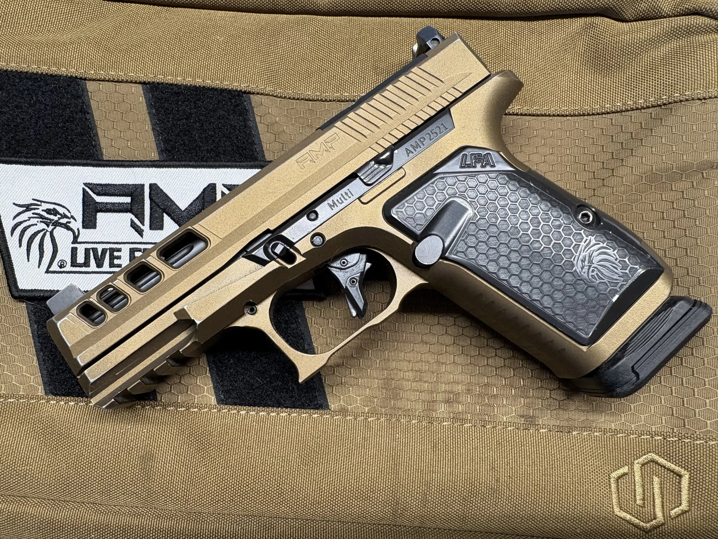 Live Free Armory AMP 9mm 2 mags and carry bag used