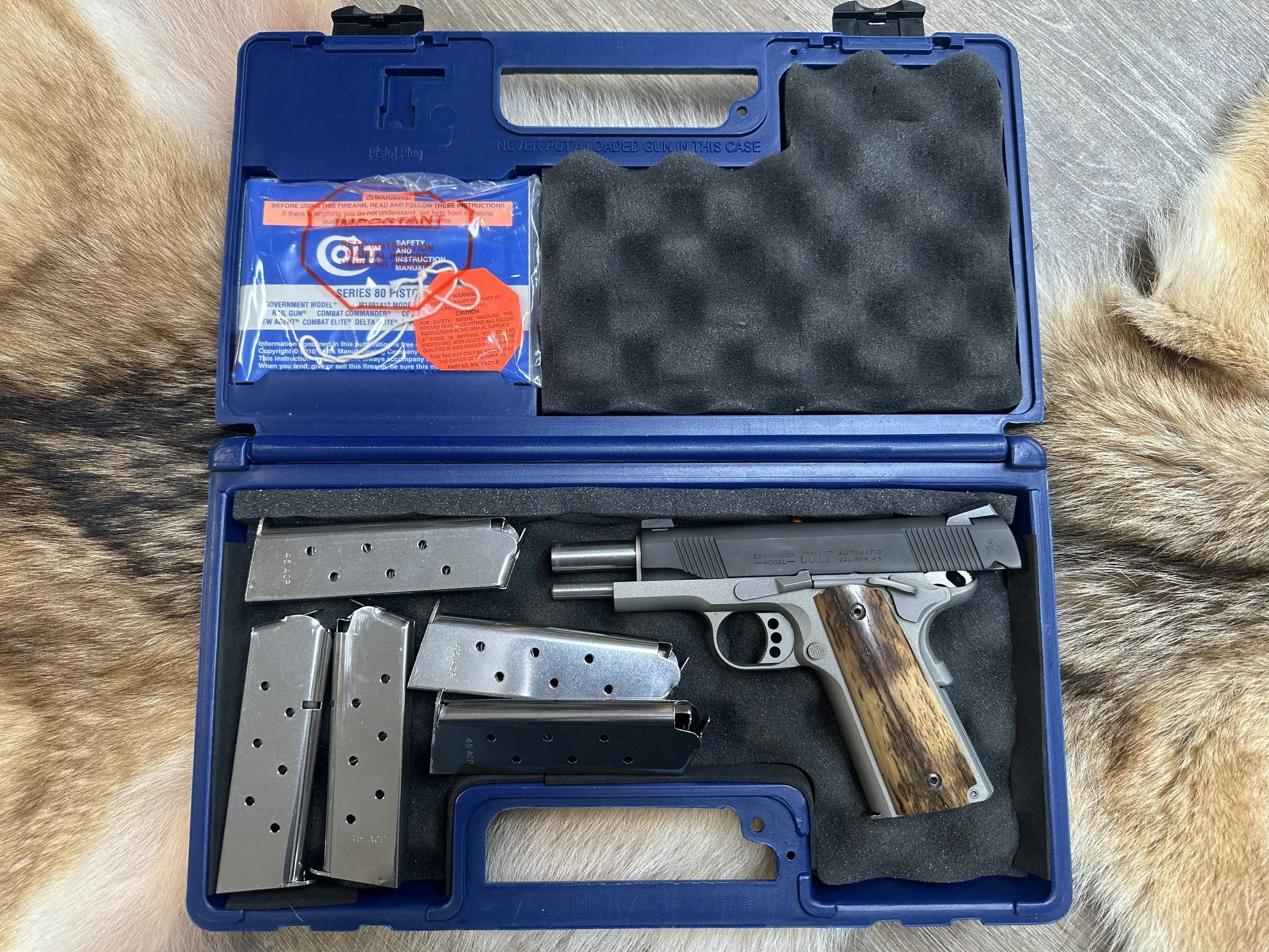 Colt Commander Elite 45ACP consign 6 mags