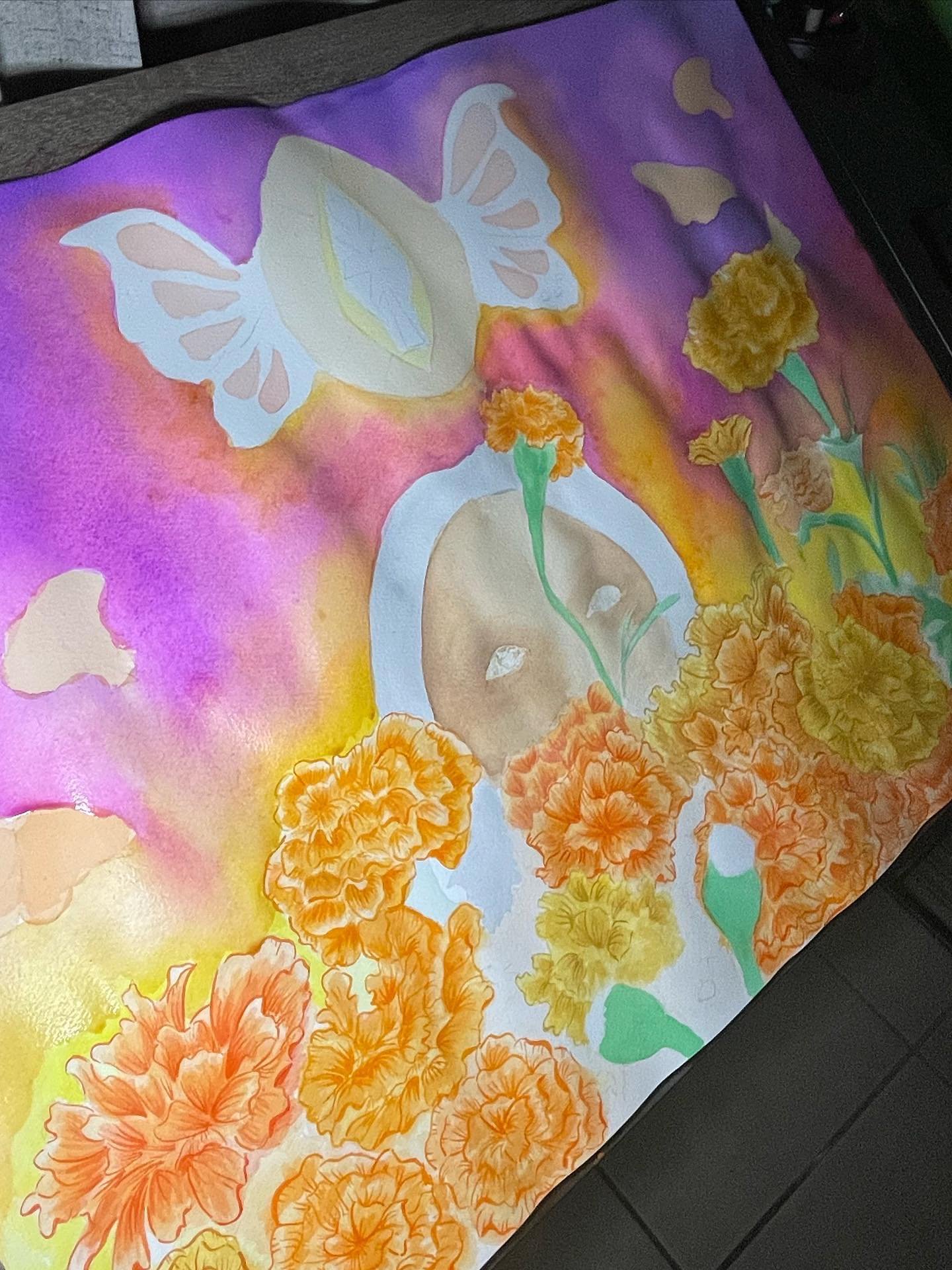 Watercolors are my mental break πβ¨