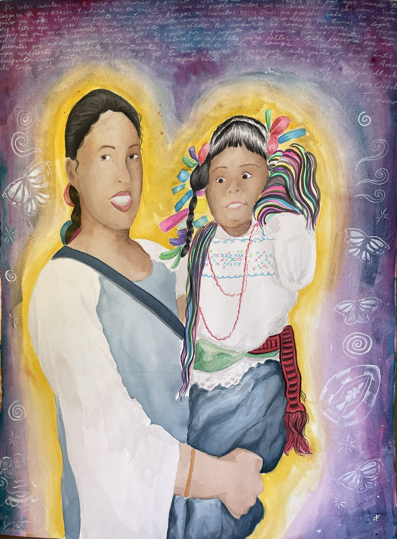 Mi Mayor Amor, Mi Mayor Miedo, Mi Mayor Orgullo 2025
Mixed media
8 × 10 in.

