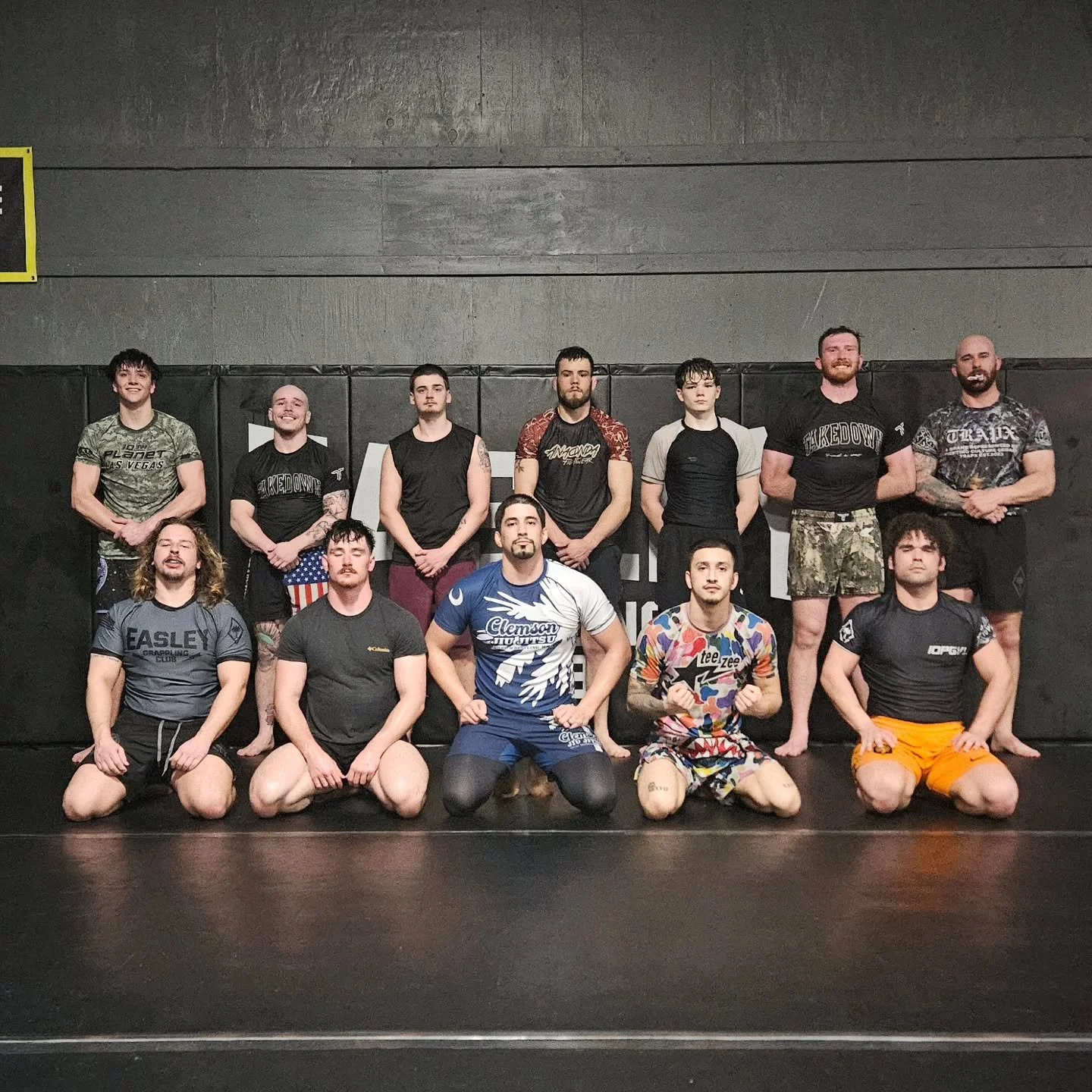 On Thursdays we work Takedowns &amp; Ten Rounds!

Come try a free class with us next week &amp; join the Club!
.
.
.
.
#EGC #EasleyGrapplingClub  #NoGi #JiuJitsu #Wrestling