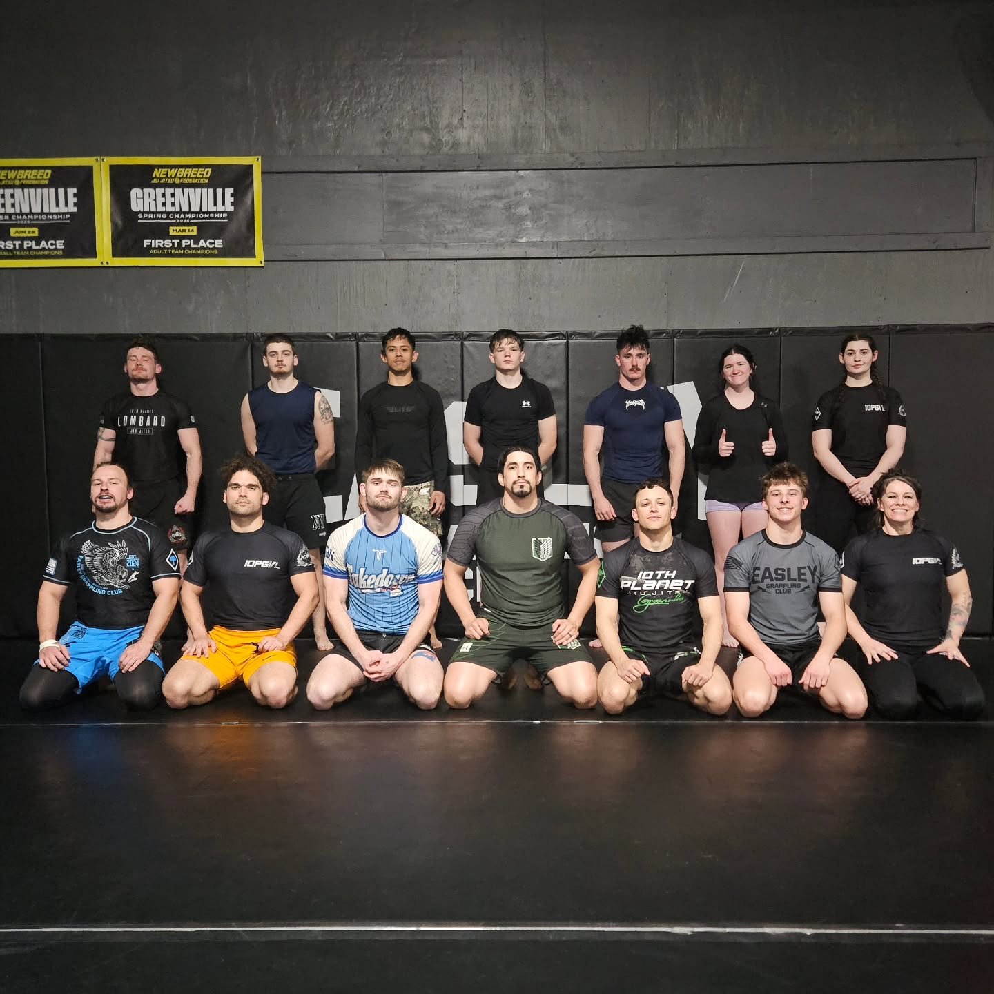 Jiu-Jitsu 🫱🏻&zwj;🫲🏼 Wrestling. 
It's all part of the Process. 

Join us tomorrow: 
-6:00 AM Mixed Level Jiu-Jitsu 
-6:00 PM Takedown Fundamentals 
-7:00 PM Mixed Level Jiu-Jitsu 
.
.
.
.
#EGC #EasleyGrapplingClub #NoGi #JiuJitsu #Wrestling