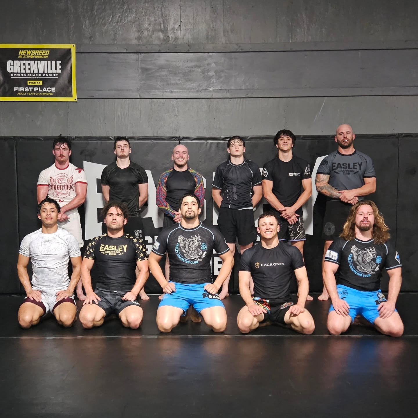 Working off all of the margaritas &amp; tacos!

Tomorrow we're back: 
-6:00 AM Mixed Level Jiu-Jitsu 
-7:00 PM Mixed Level Jiu-Jitsu 
.
.
.
.
#EGC #EasleyGrapplingClub #NoGi #JiuJitsu #Wrestling