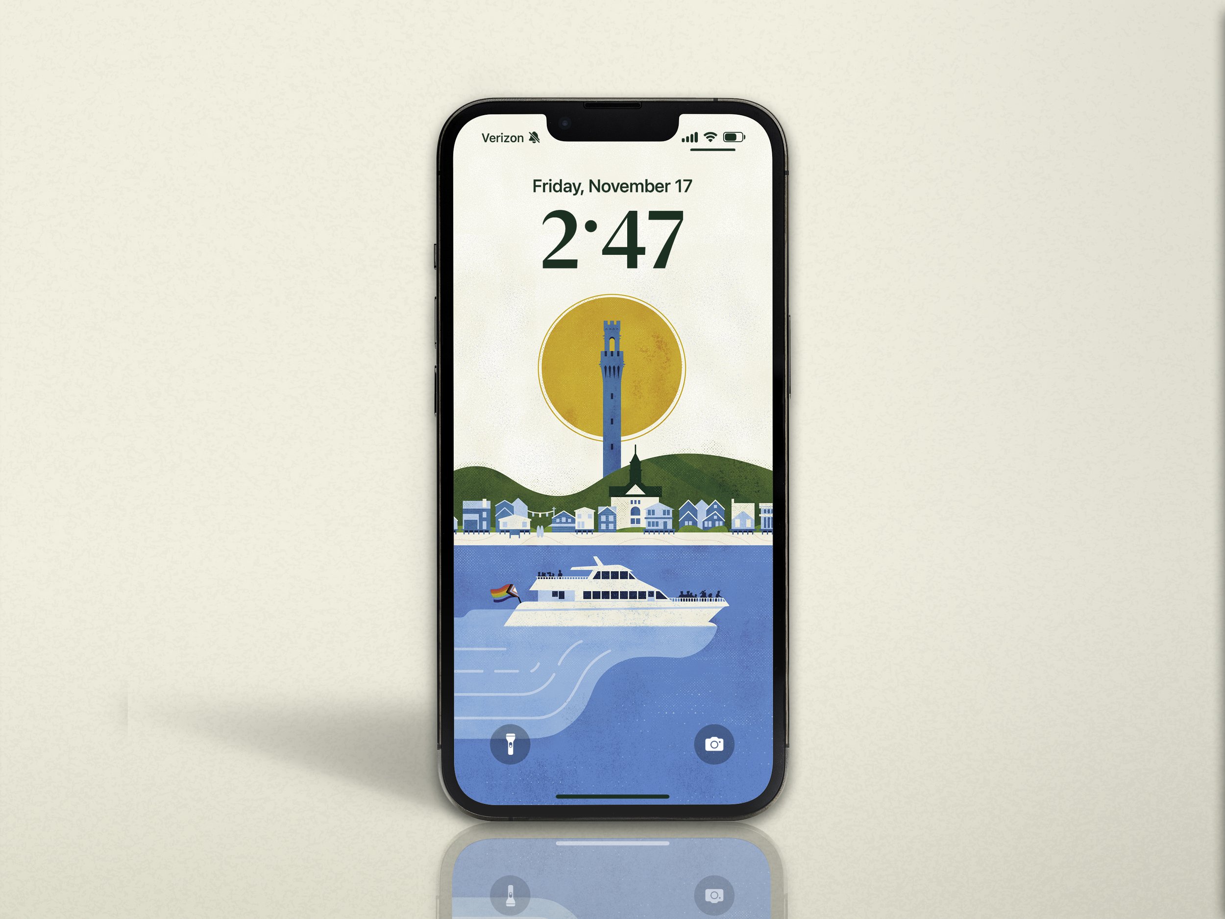 Provincetown Ferry iPhone Wallpaper