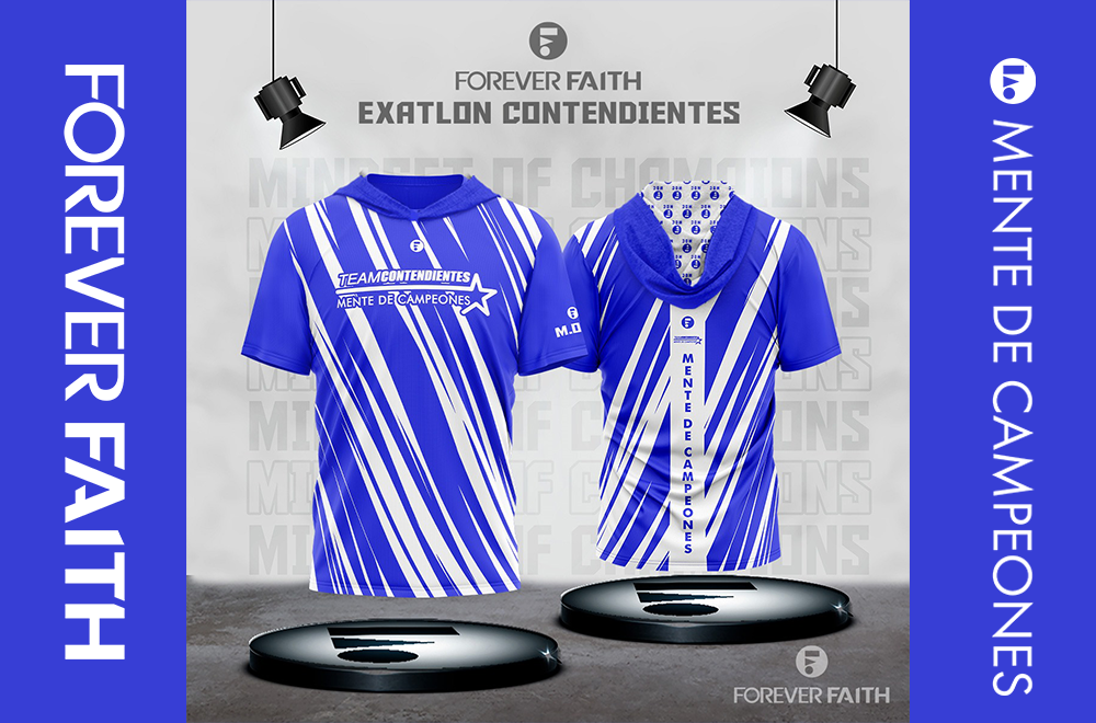 TEAM CONTENDIENTES - PREMIUM CAMISETA ATHLETIC MANGA CORTA CON CAPUCHA OPCIÓN 2