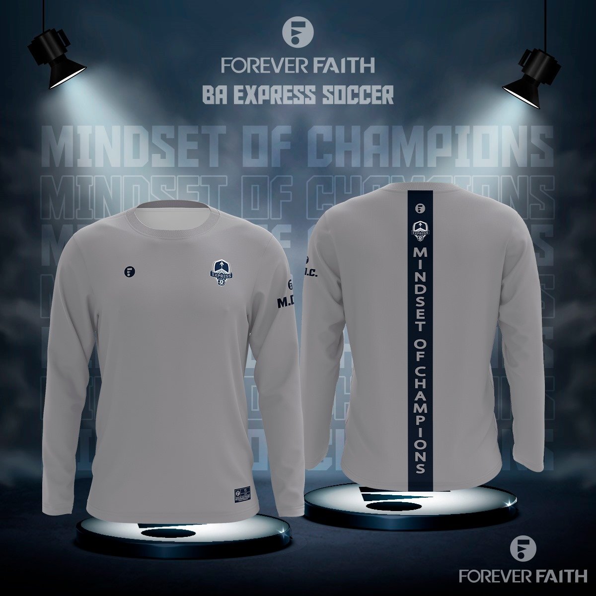 Grey Long Sleeve Spirit Shirt