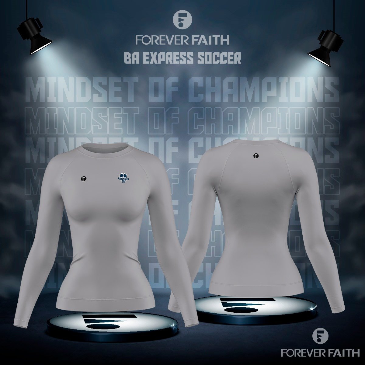 BAEX Women's Compression Top_grey.jpeg