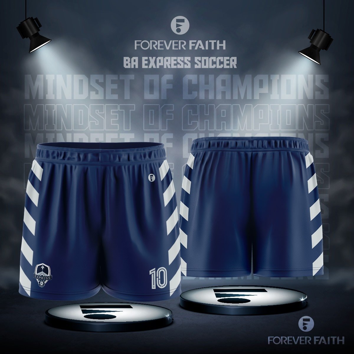 Blue Shorts Women's - MOC E611 BAEX