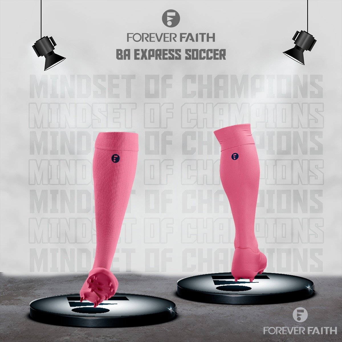 Pink Ankle Sock with Shin Sleeve