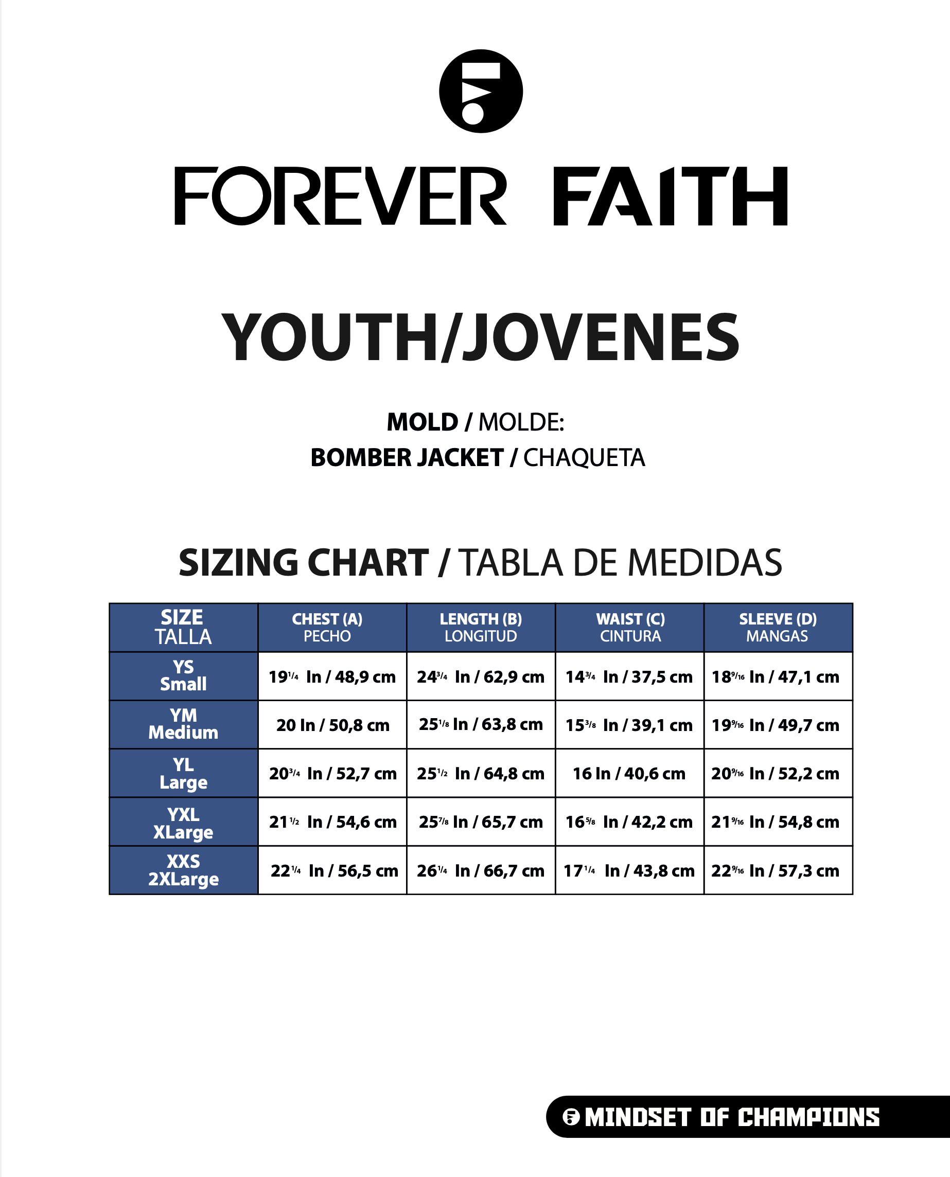 Bombrer jacket Sizing Chart Youth.png