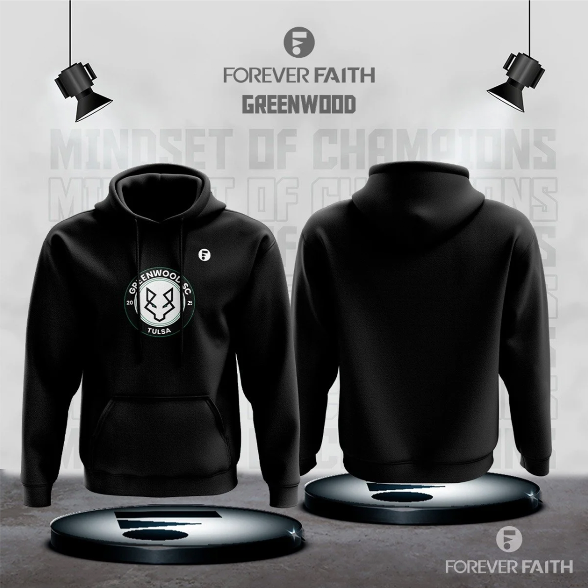 GREENWOOD - HOODIE - BLACK