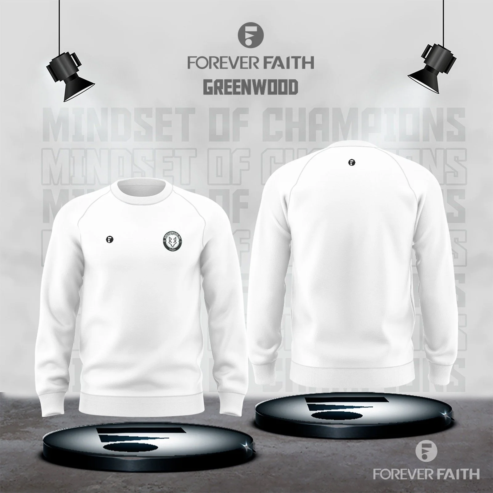 GREENWOOD CREW NECK WHITE