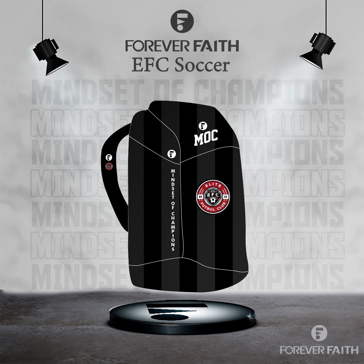 EFC MOC BACKPACK - BLACK STRIPES