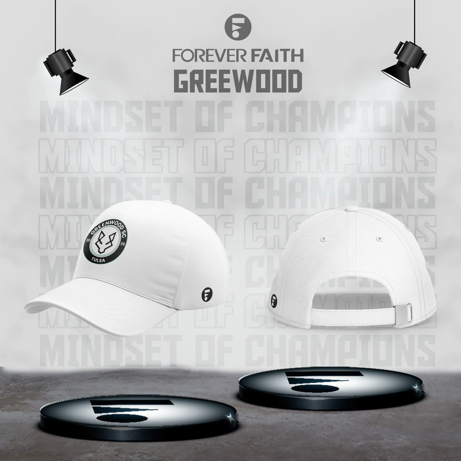 GREENWOOD DAD HAT WHITE