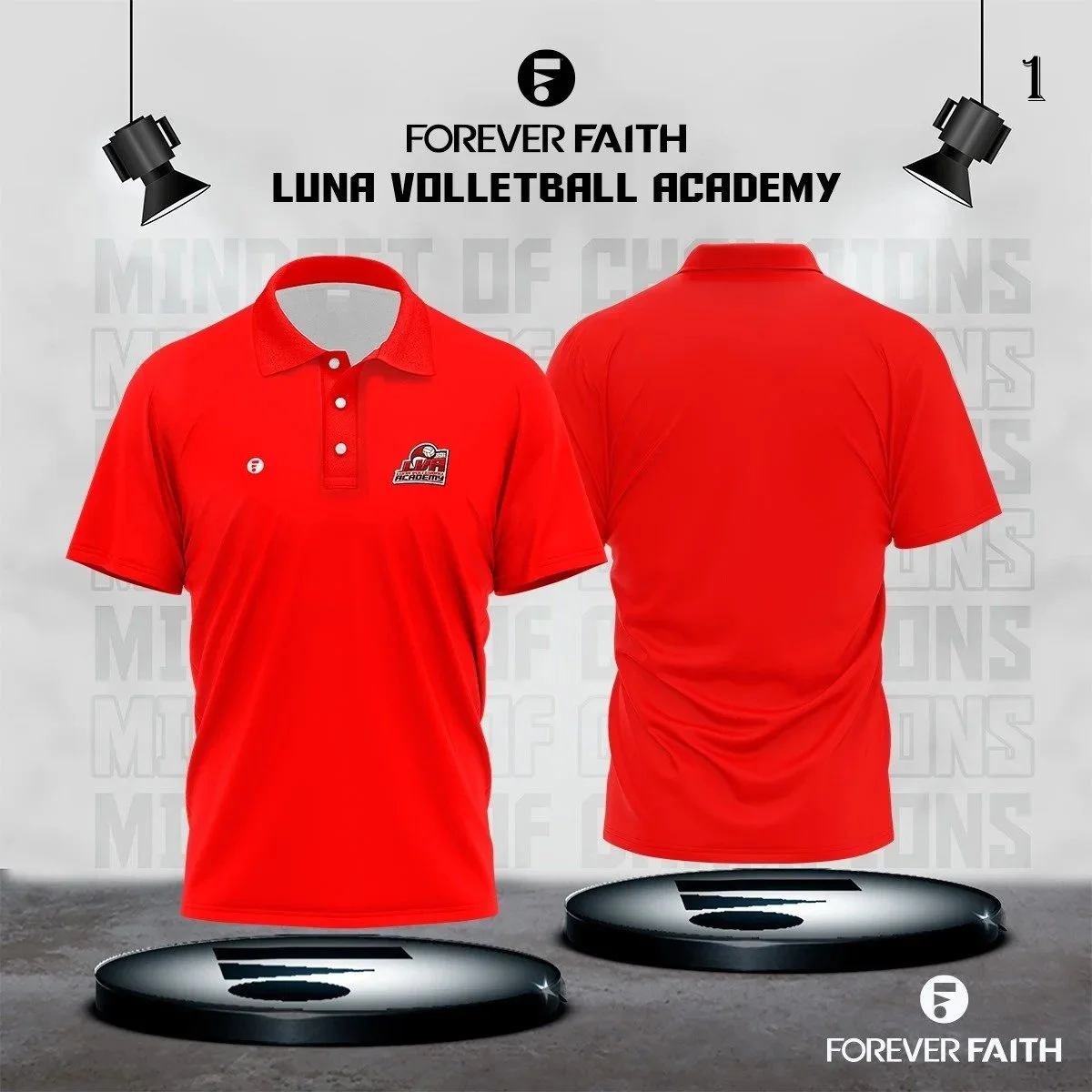 LUNA VOLLEYBALL POLO - RED