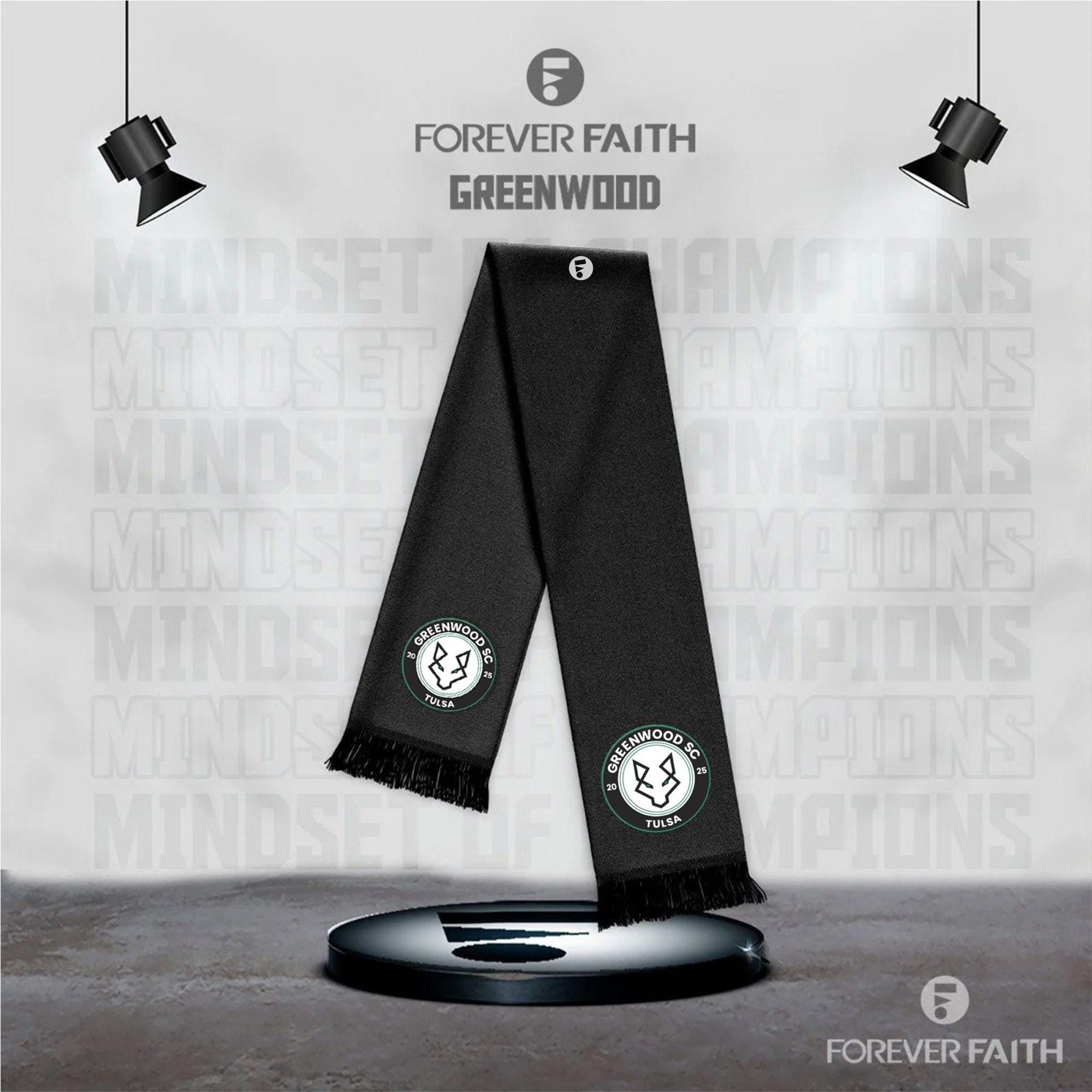GREENWOOD SCARF - BLACK