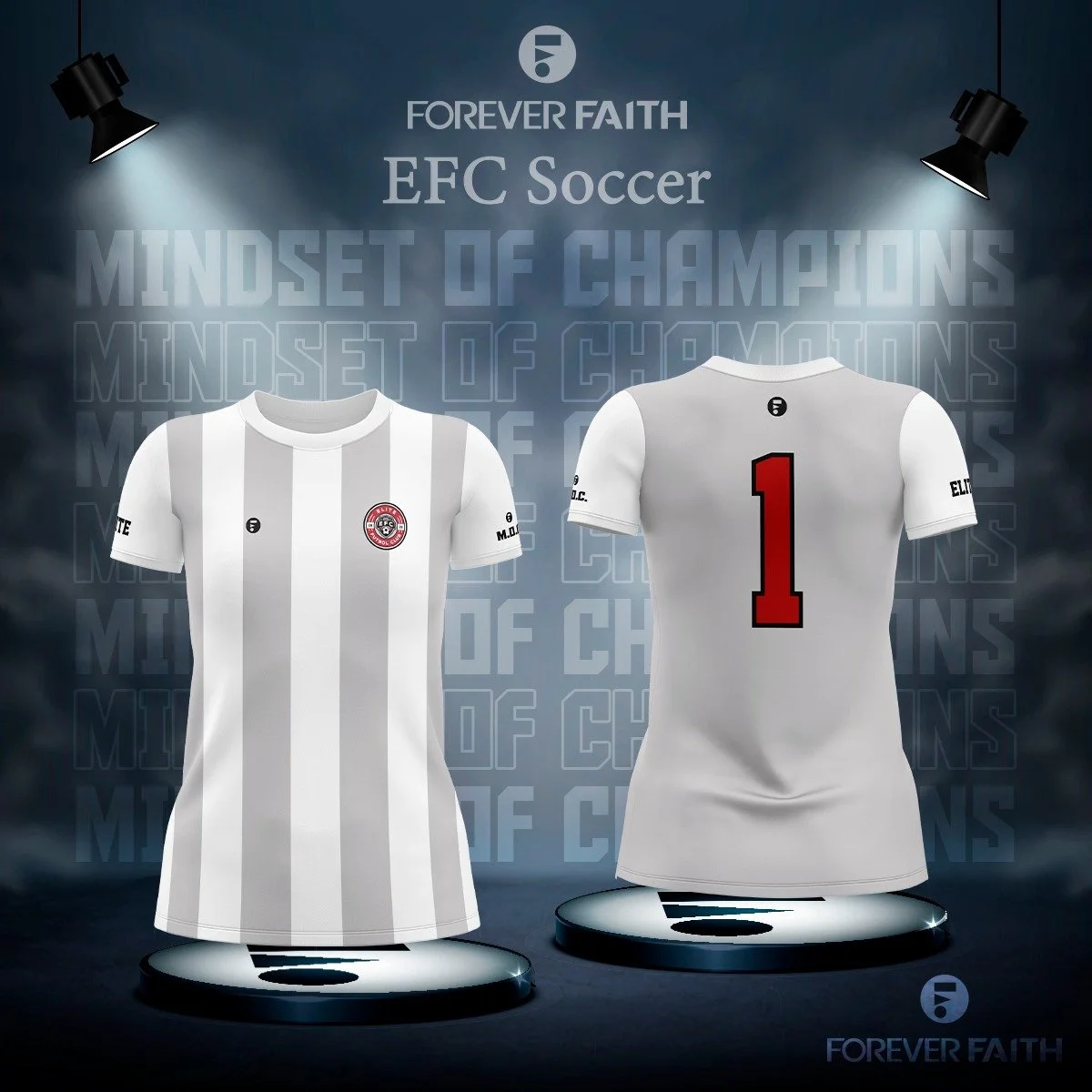 EFC MOC WOMEN'S PLAYER JERSEY SHIRT - WHITE