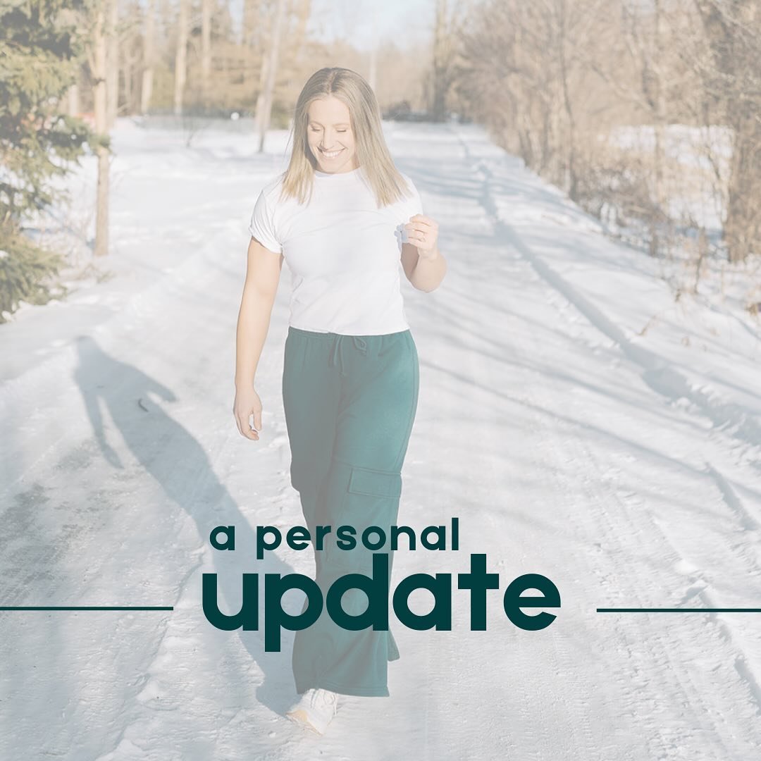 a personal update 💙💙