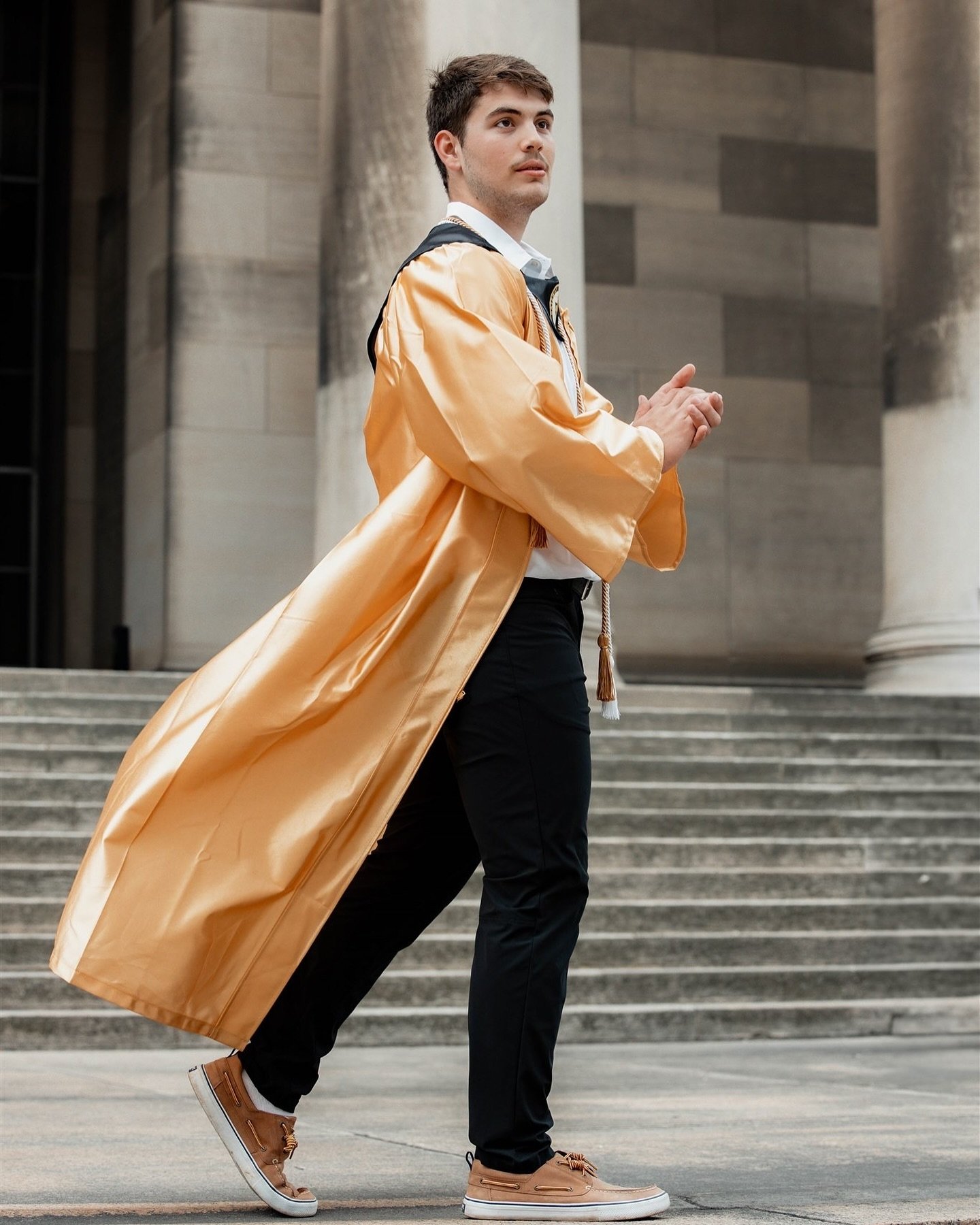 Don&rsquo;t let him fool you, he had a great time and was a literal model