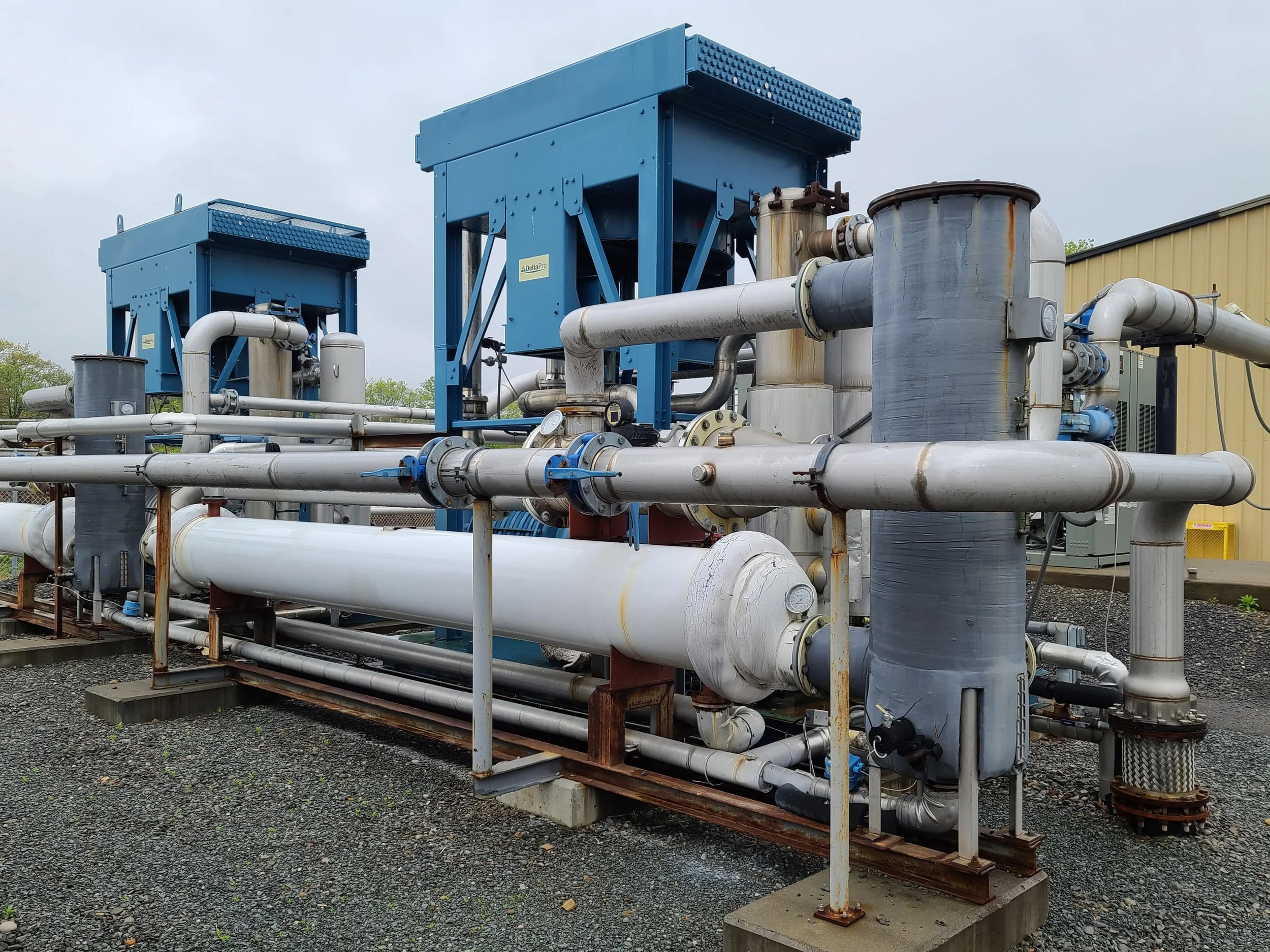 gas compression skid for green energy