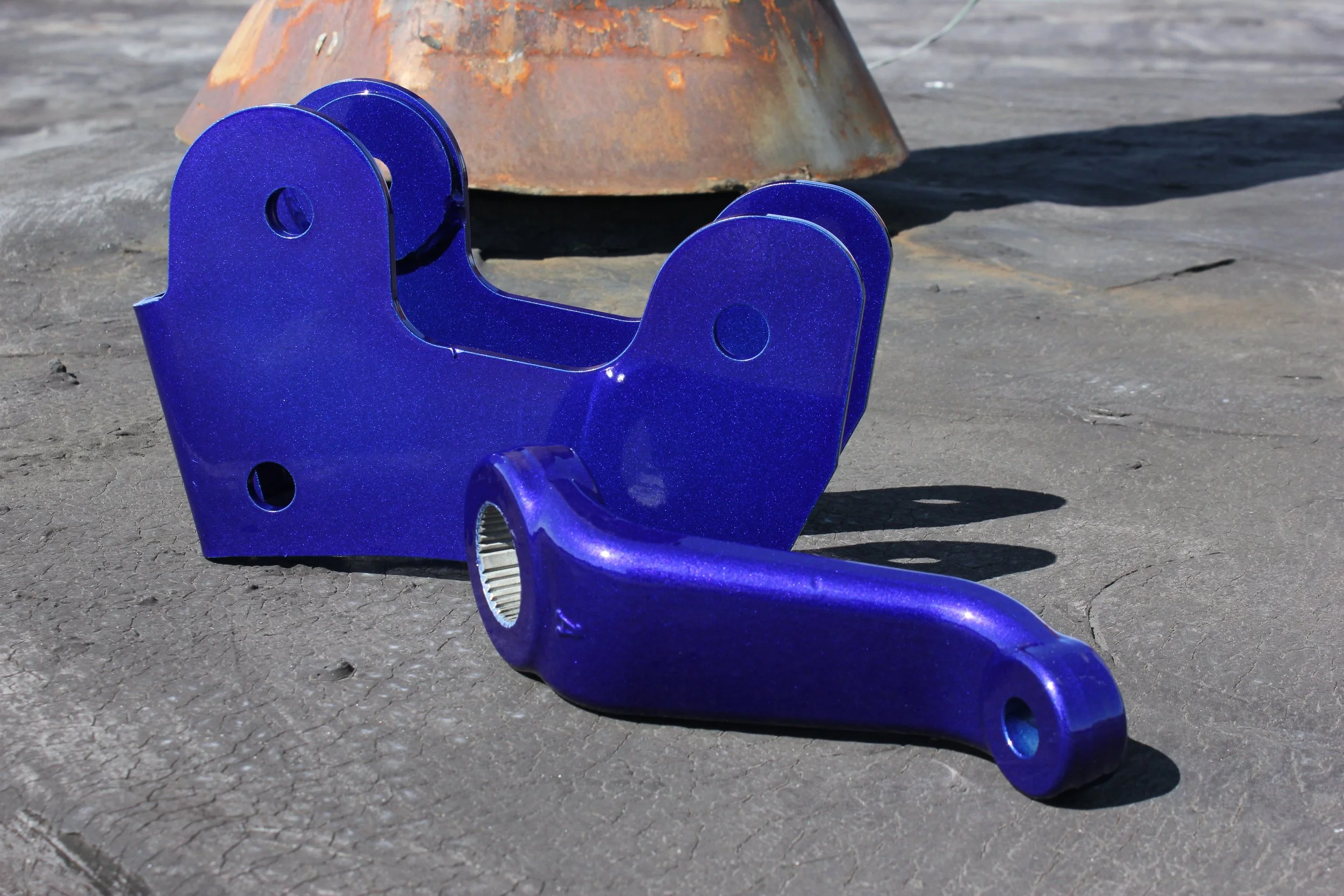 restoration, powder coated, suspension parts, automotive