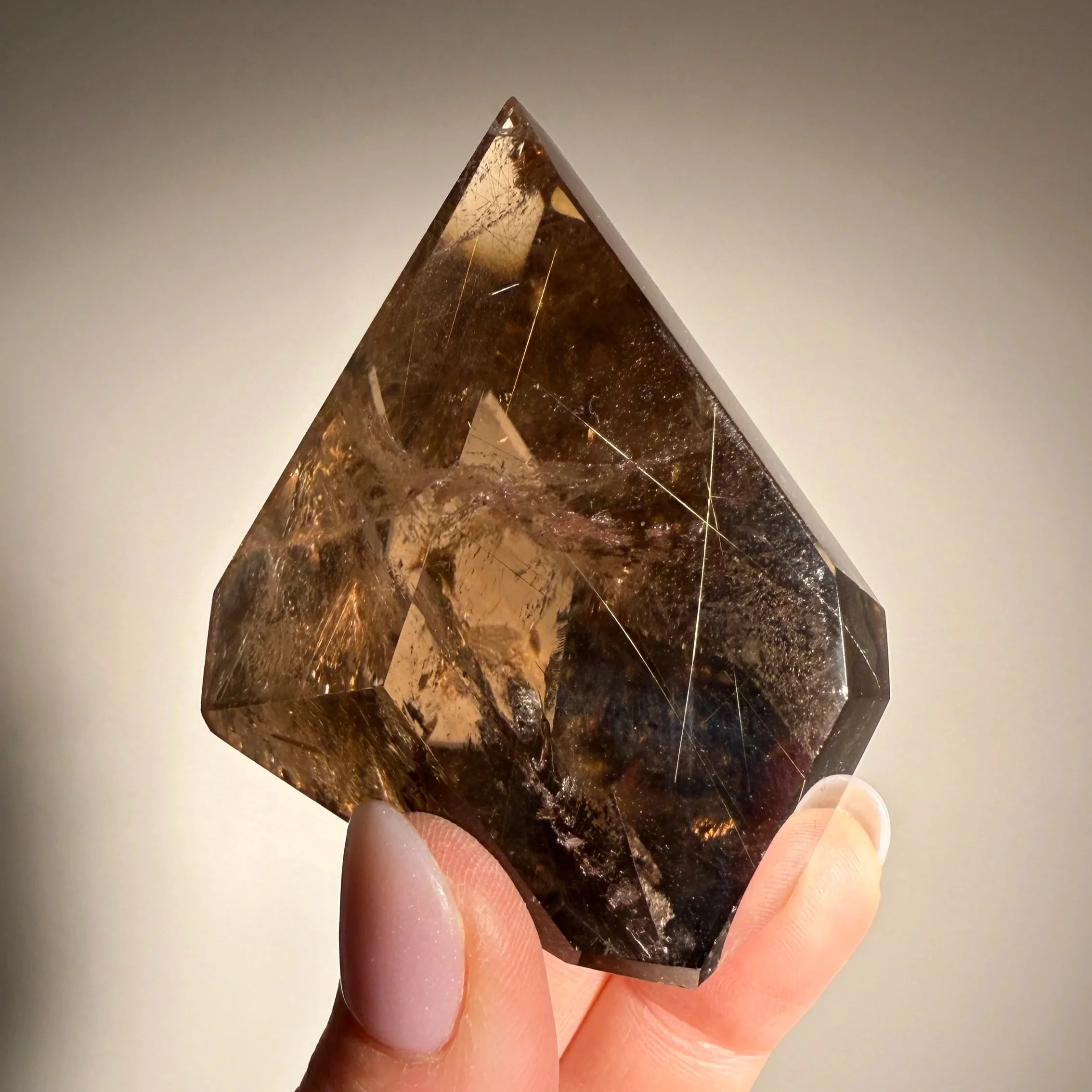 Smoky Quartz with Rutile