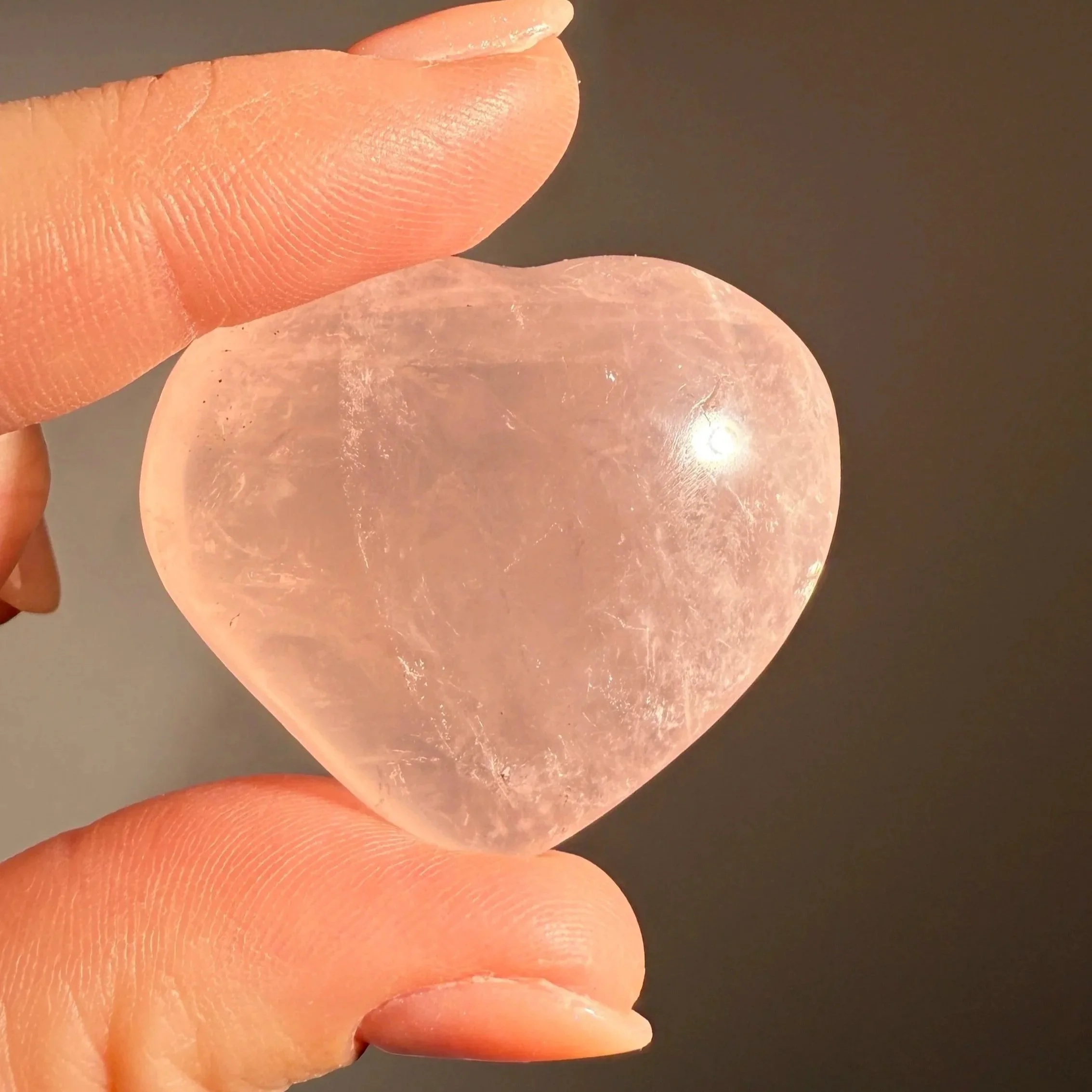 Rose Quartz Heart