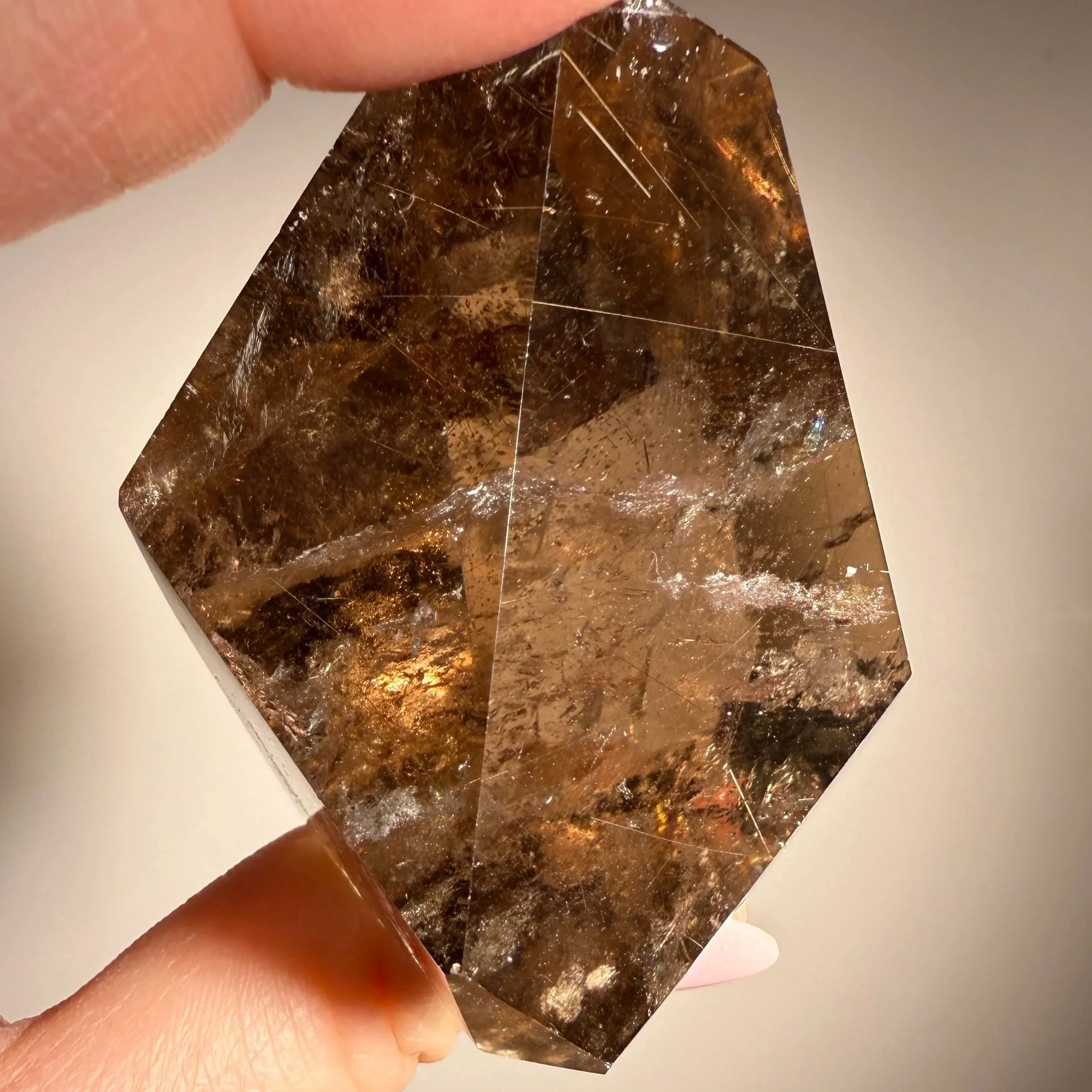 Smoky Quartz with Rutile