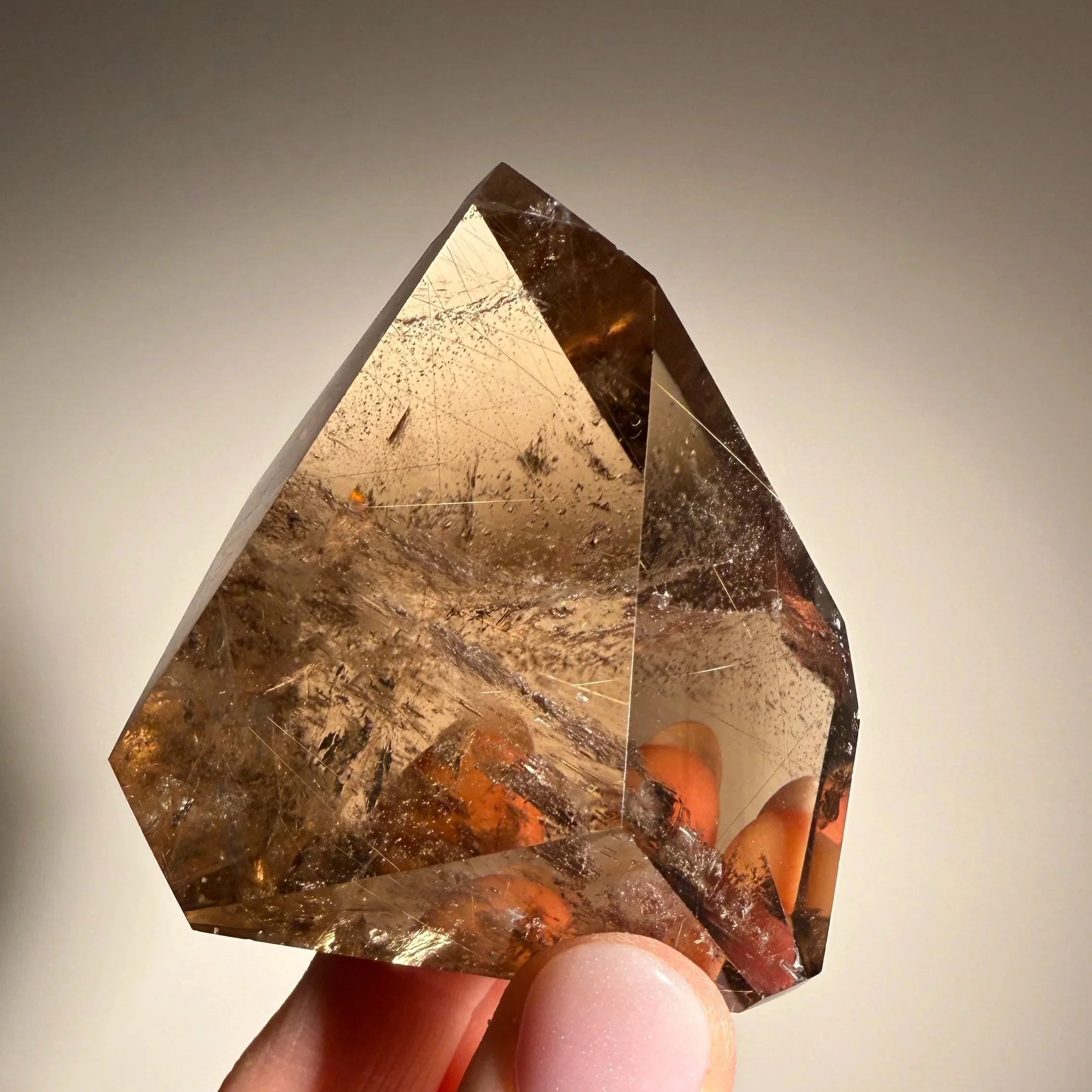 Smoky Quartz with Rutile