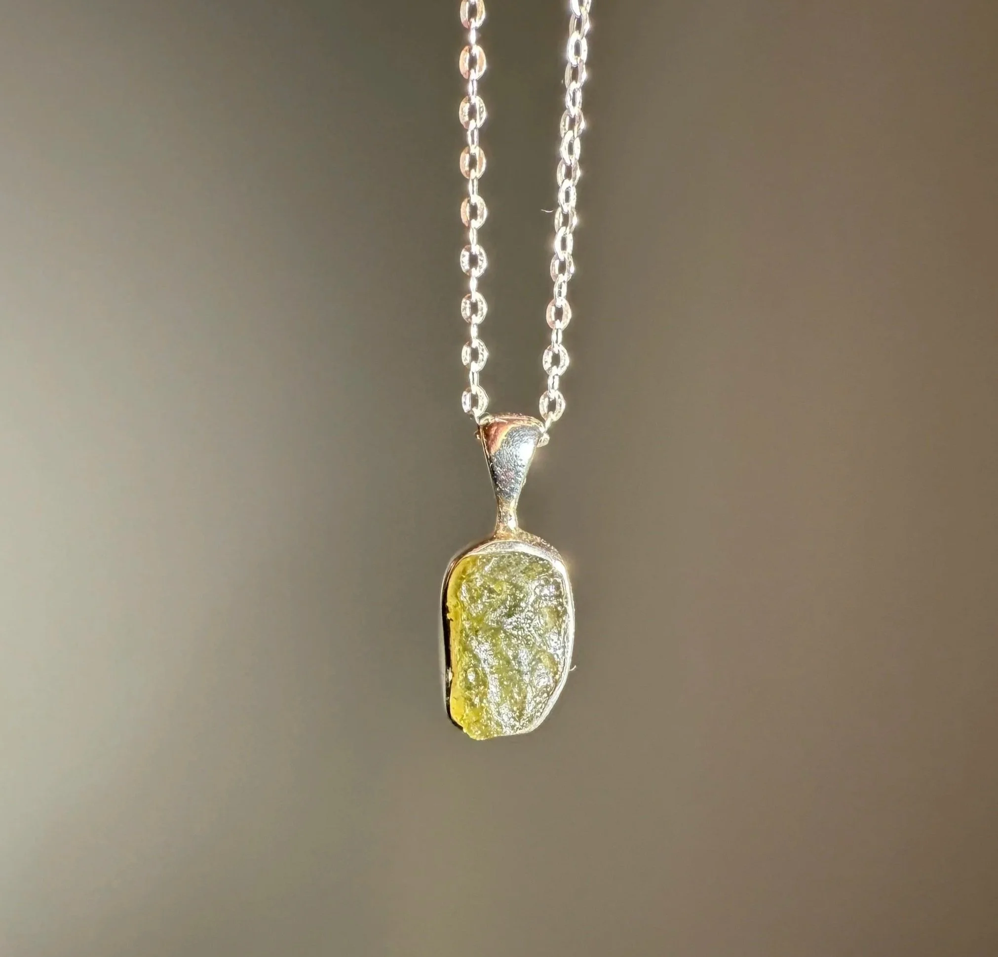 Moldavite Necklace 001