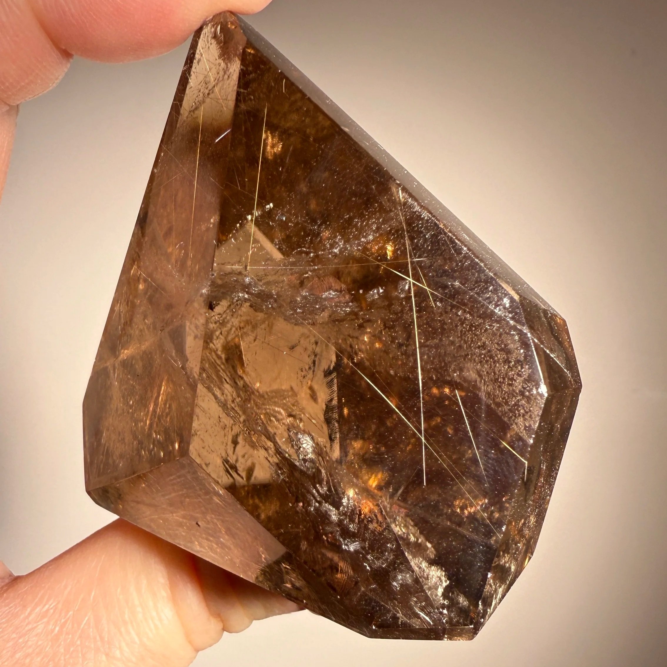 Smoky Quartz with Rutile