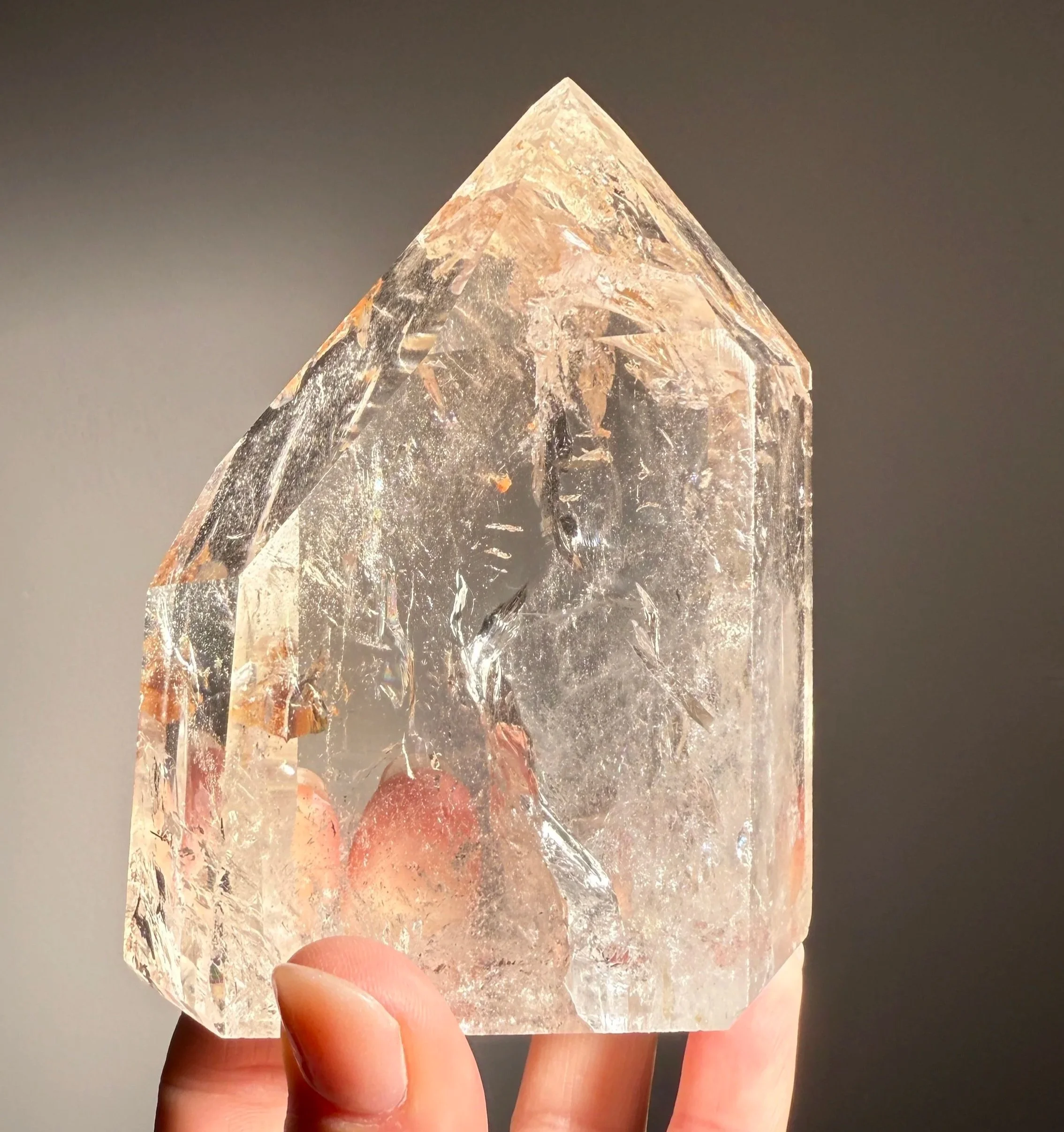 Clear Quartz Tower 001