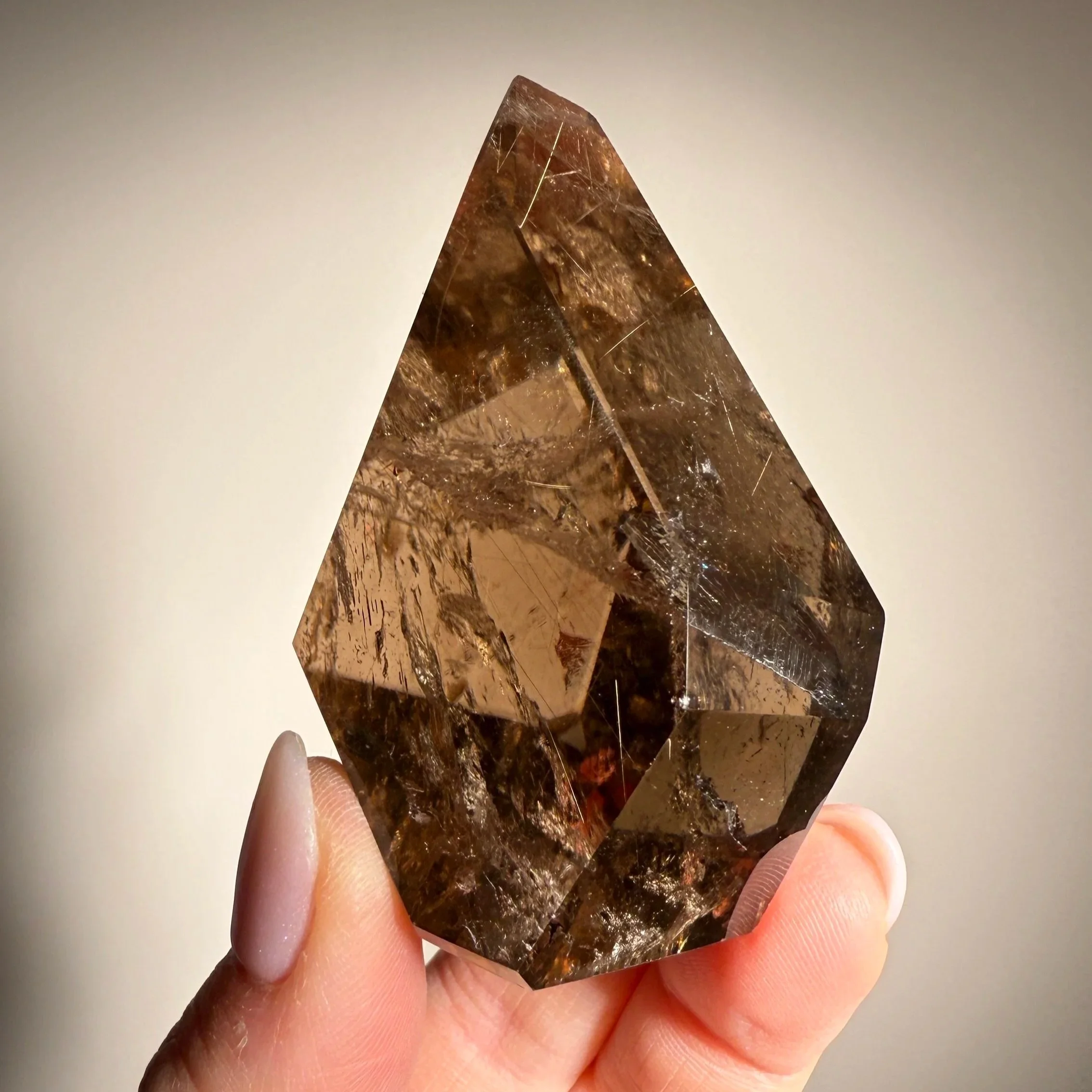 Smoky Quartz with Rutile