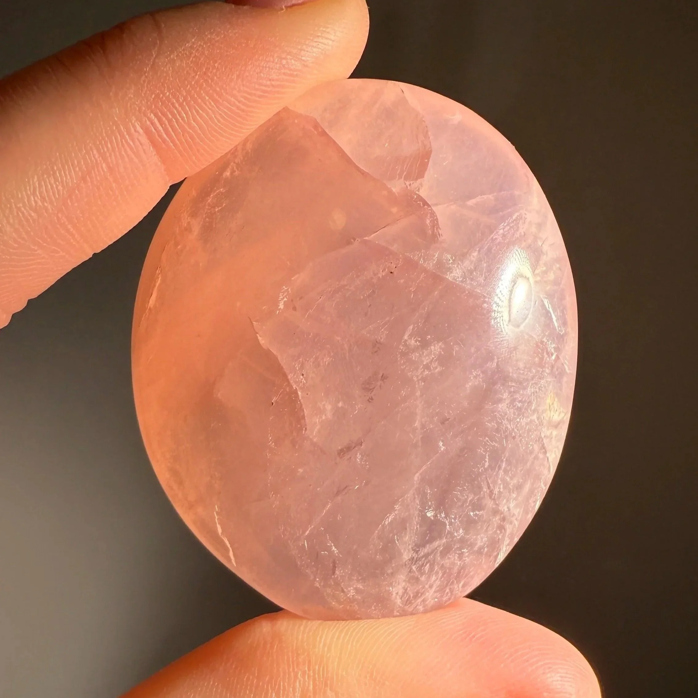 Rose Quartz Palmstone