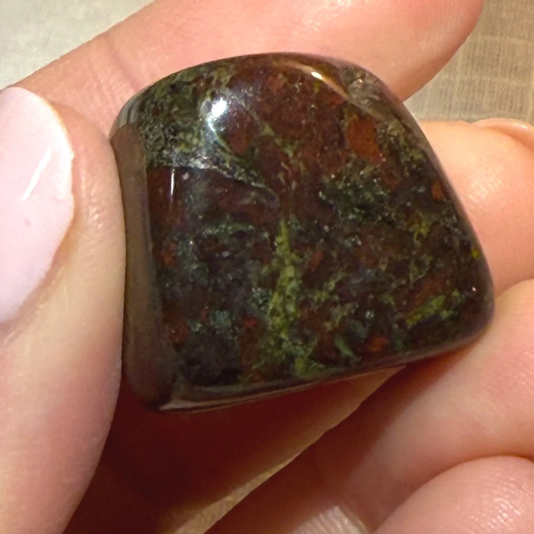 Dragon's Blood Jasper Magnet