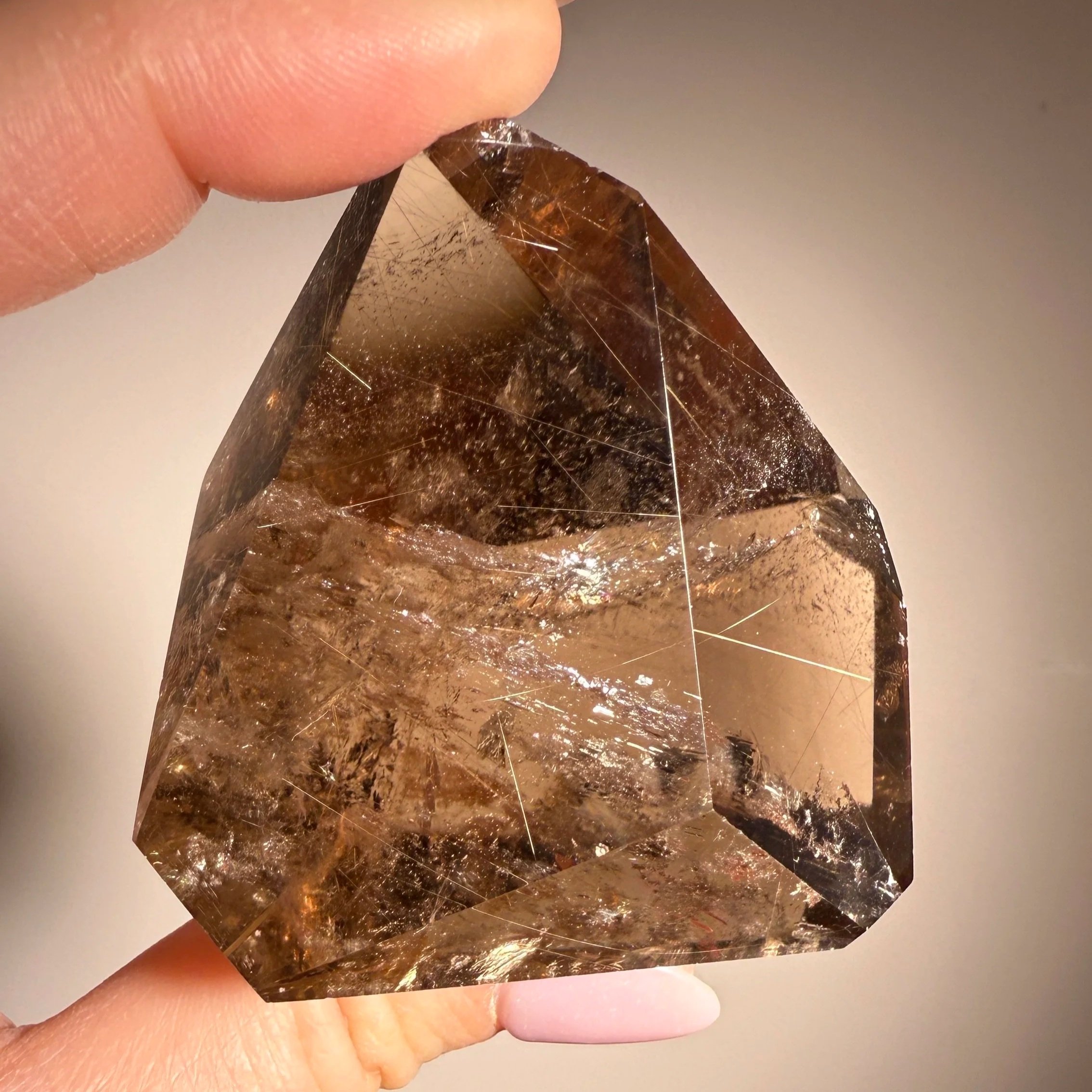 Smoky Quartz with Rutile