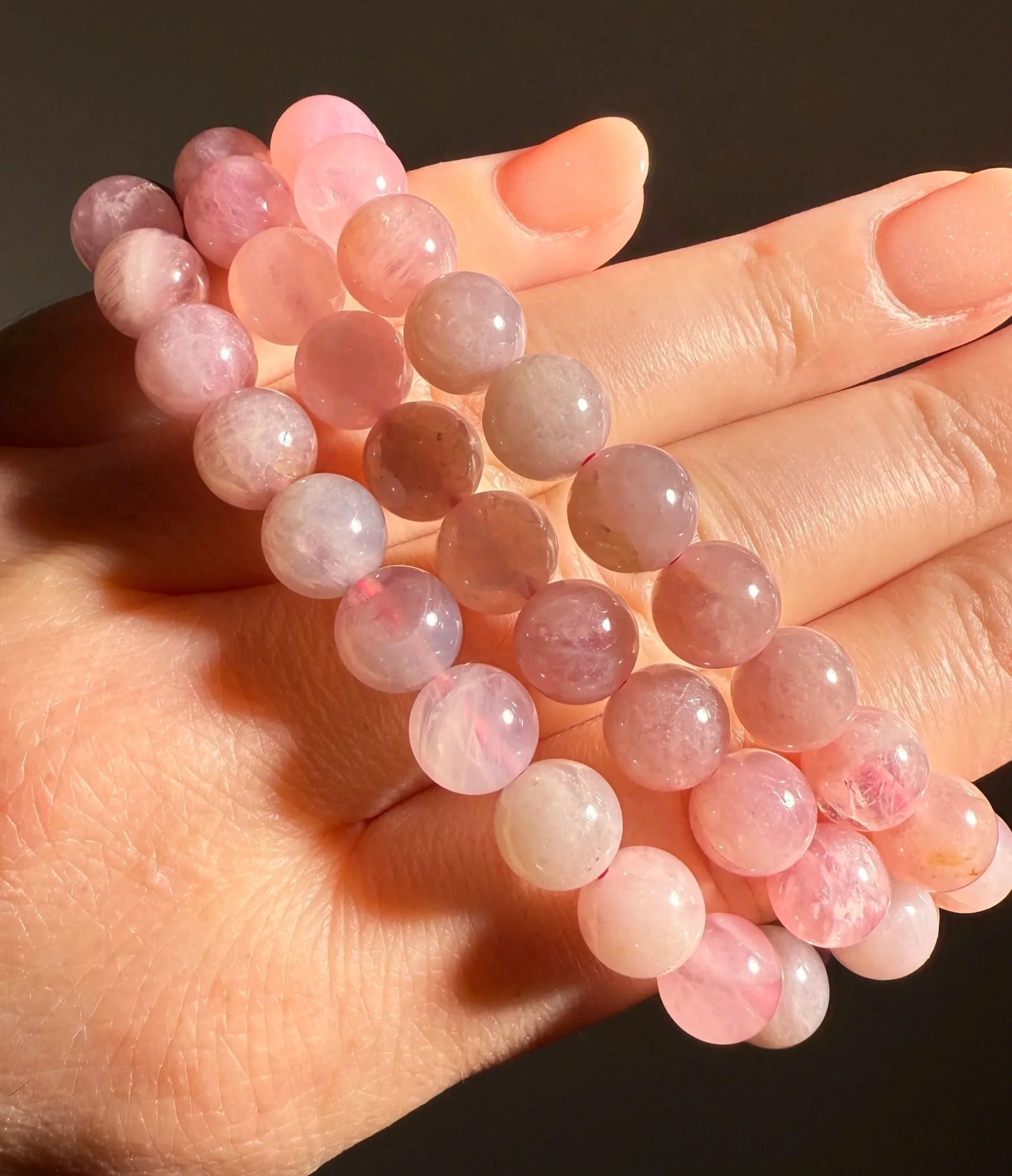Lavender Rose Quartz Bracelets