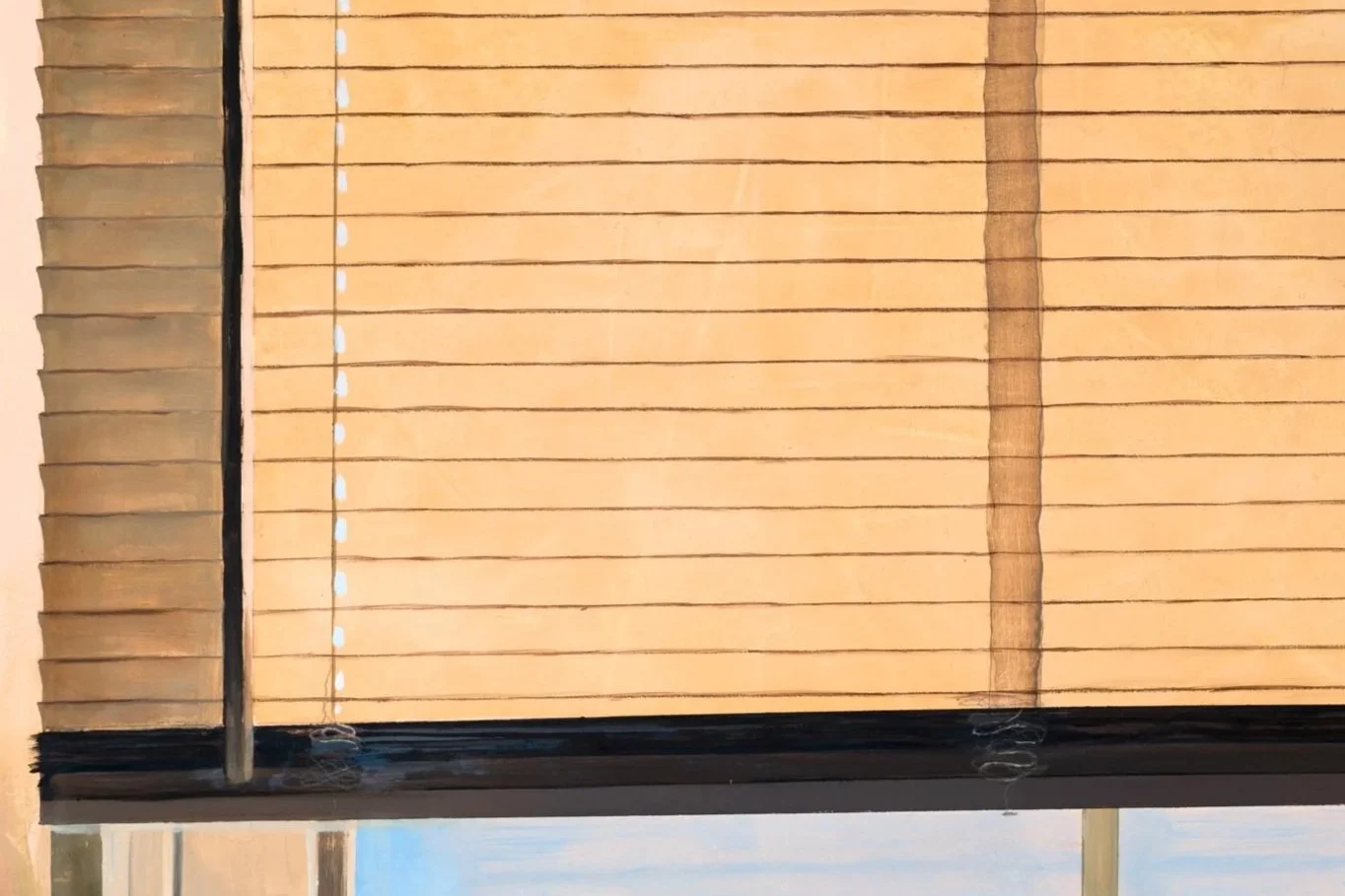  (Detail)  Our Apartments Windows&nbsp;(Window 6, Winter),  oil paint on panel, 31 × 21 ½ inches, 2026 