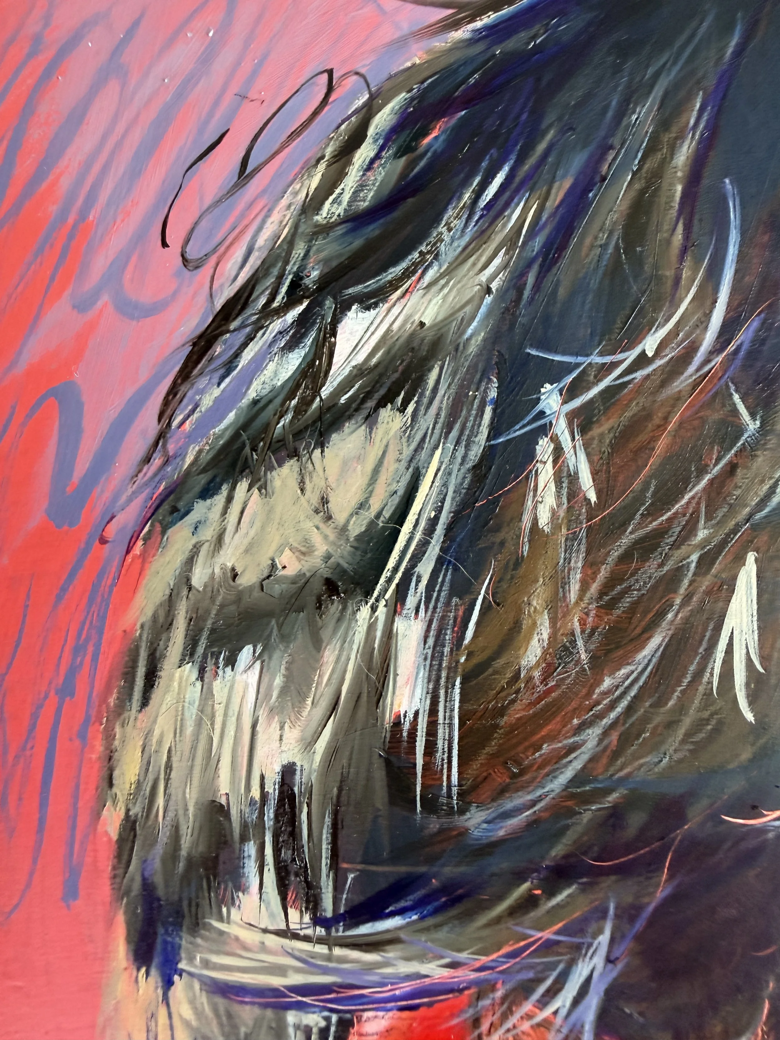  (Detail)  Colin , oil on panel, 16 × 12 inches, 2026 