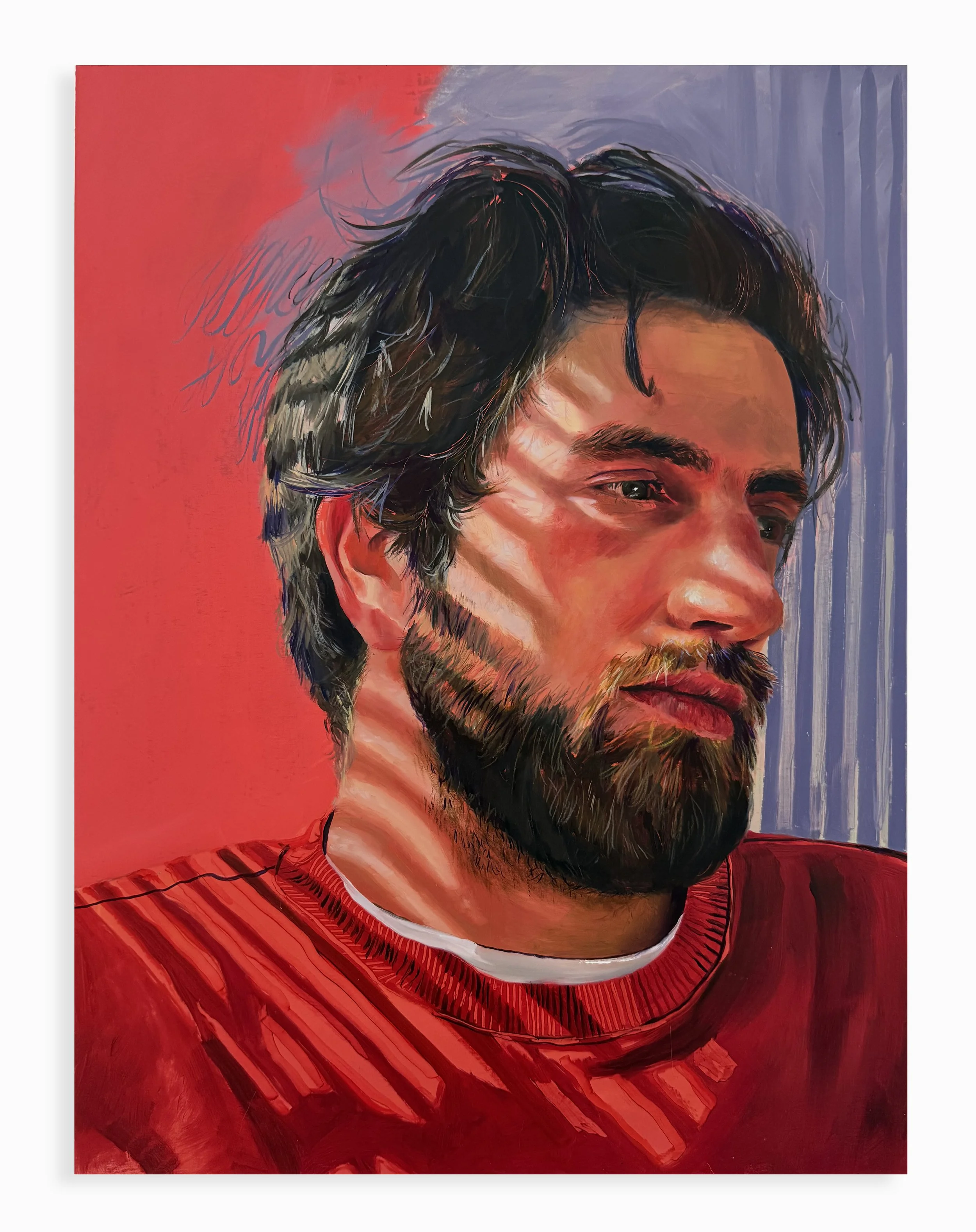   Colin , oil on panel, 16 × 12 inches, 2026 