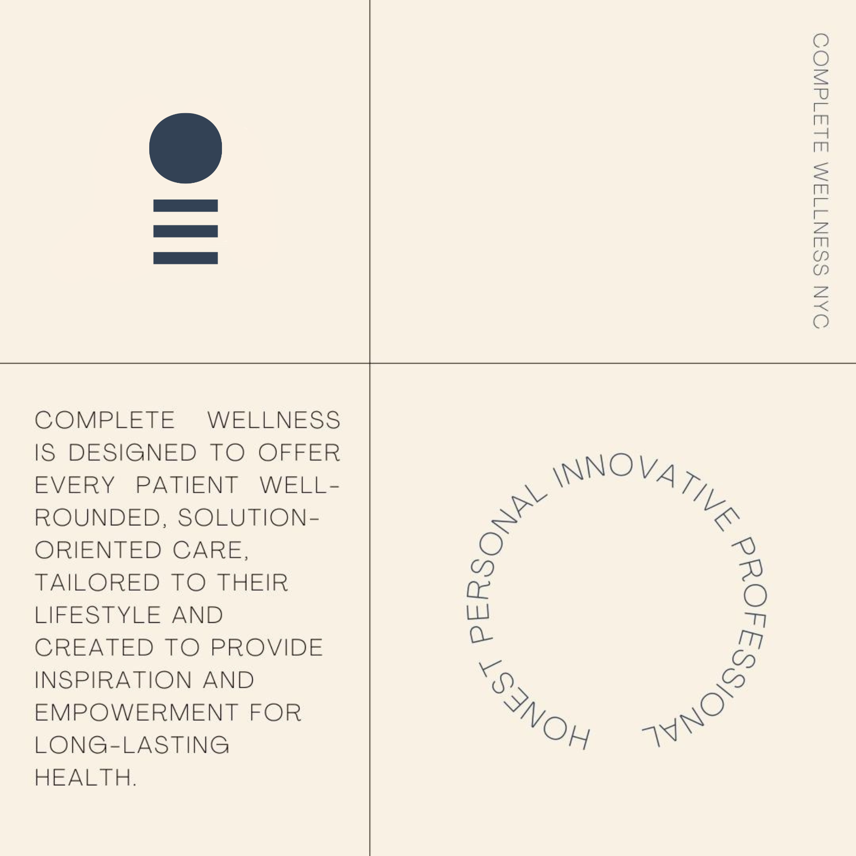 beige wellness graphic