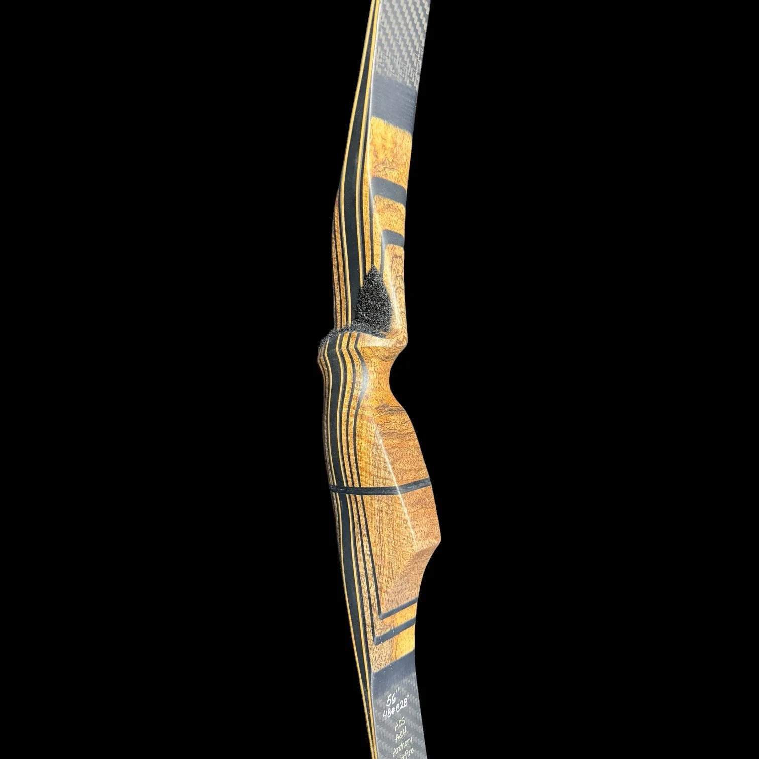 19A Spitfire ACS longbow, 2 piece bow bolt, 56” 48# @ 28” $1,340