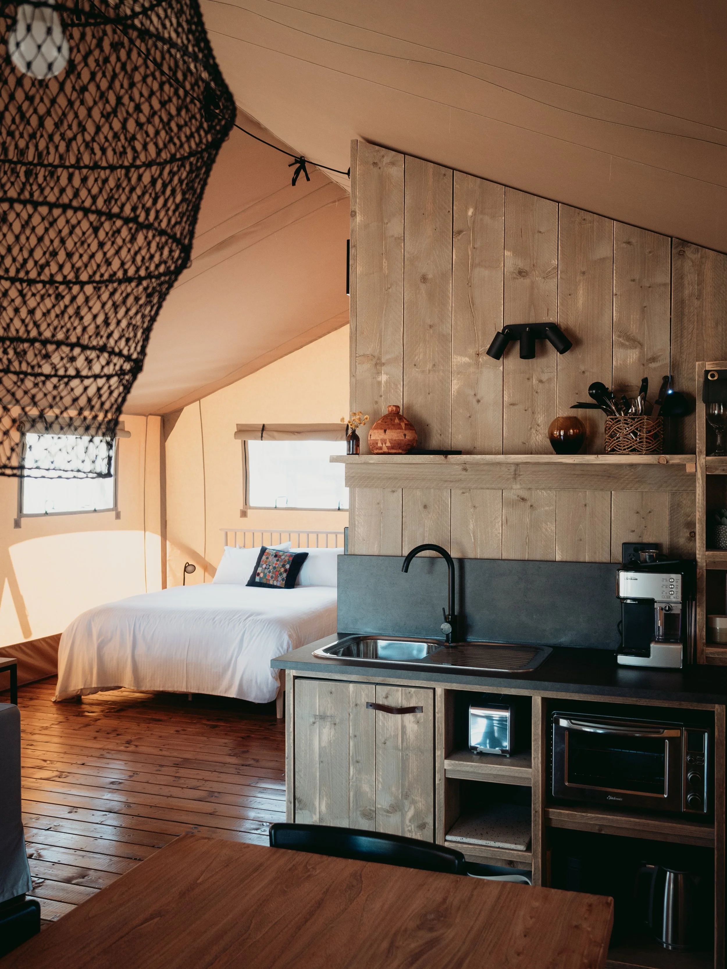 Our Tents — the Yellow Box Wood