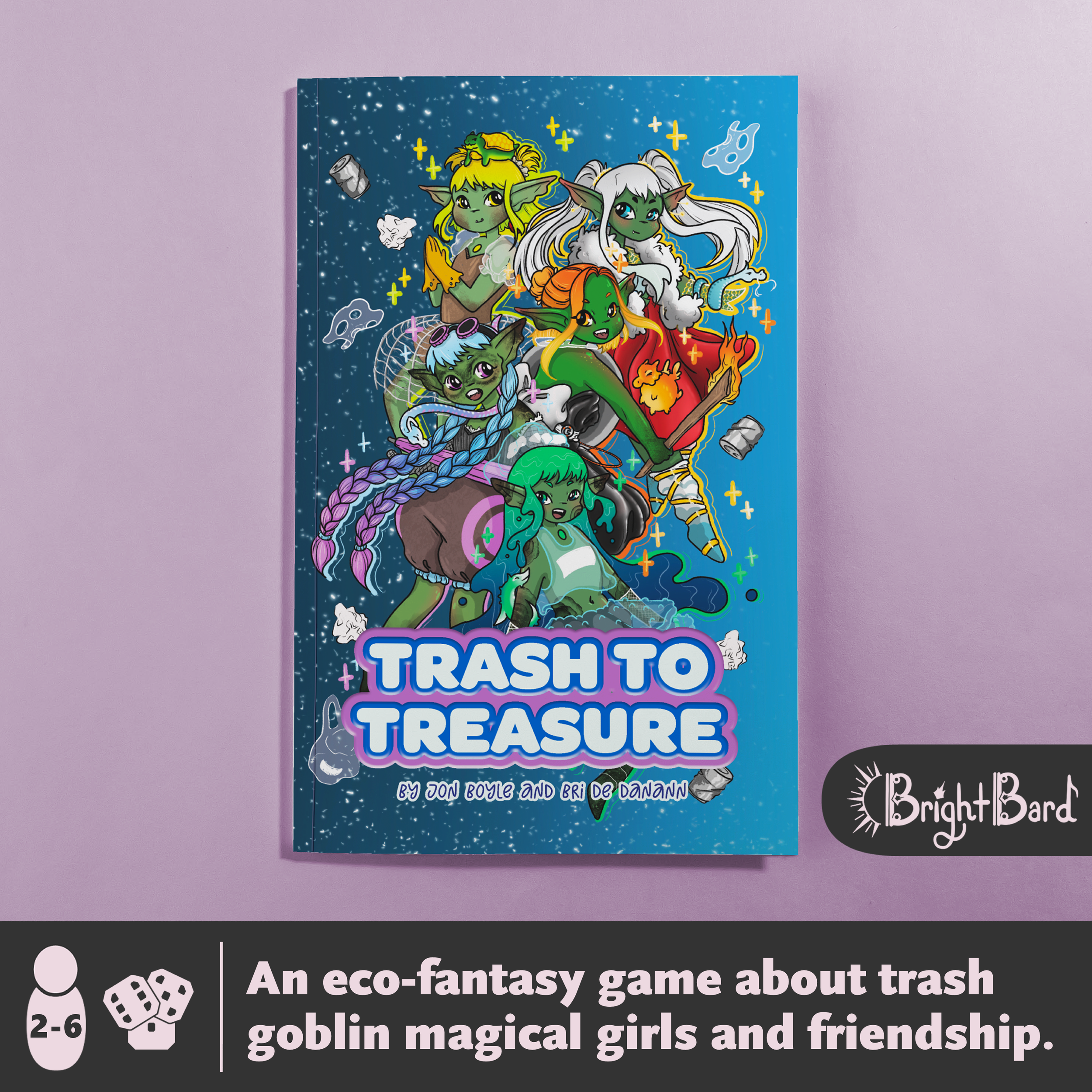 Trash to Treasure - A feral TTRPG about trash goblin magical girls fighting evil.