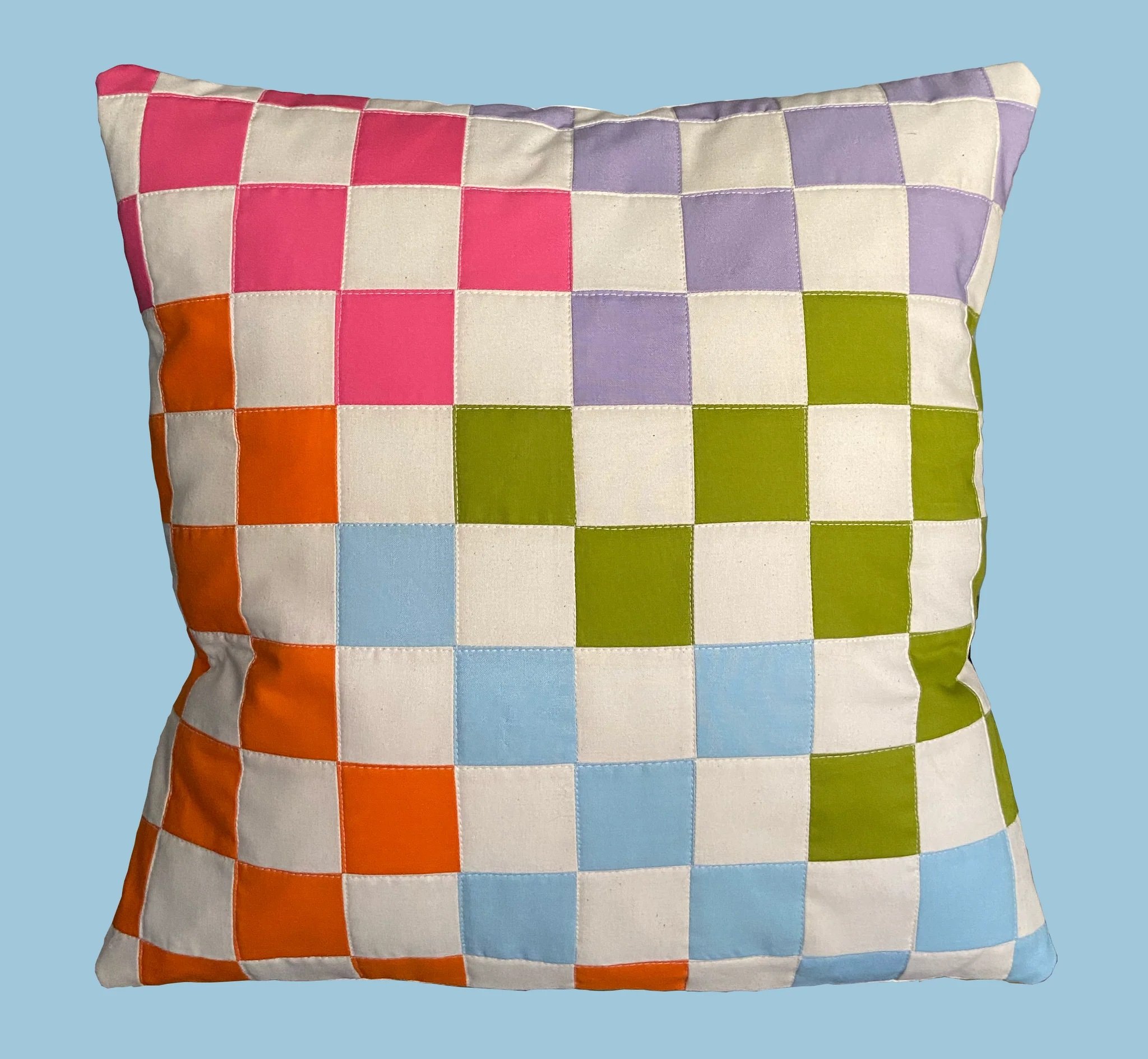 Checkered Pillow 001