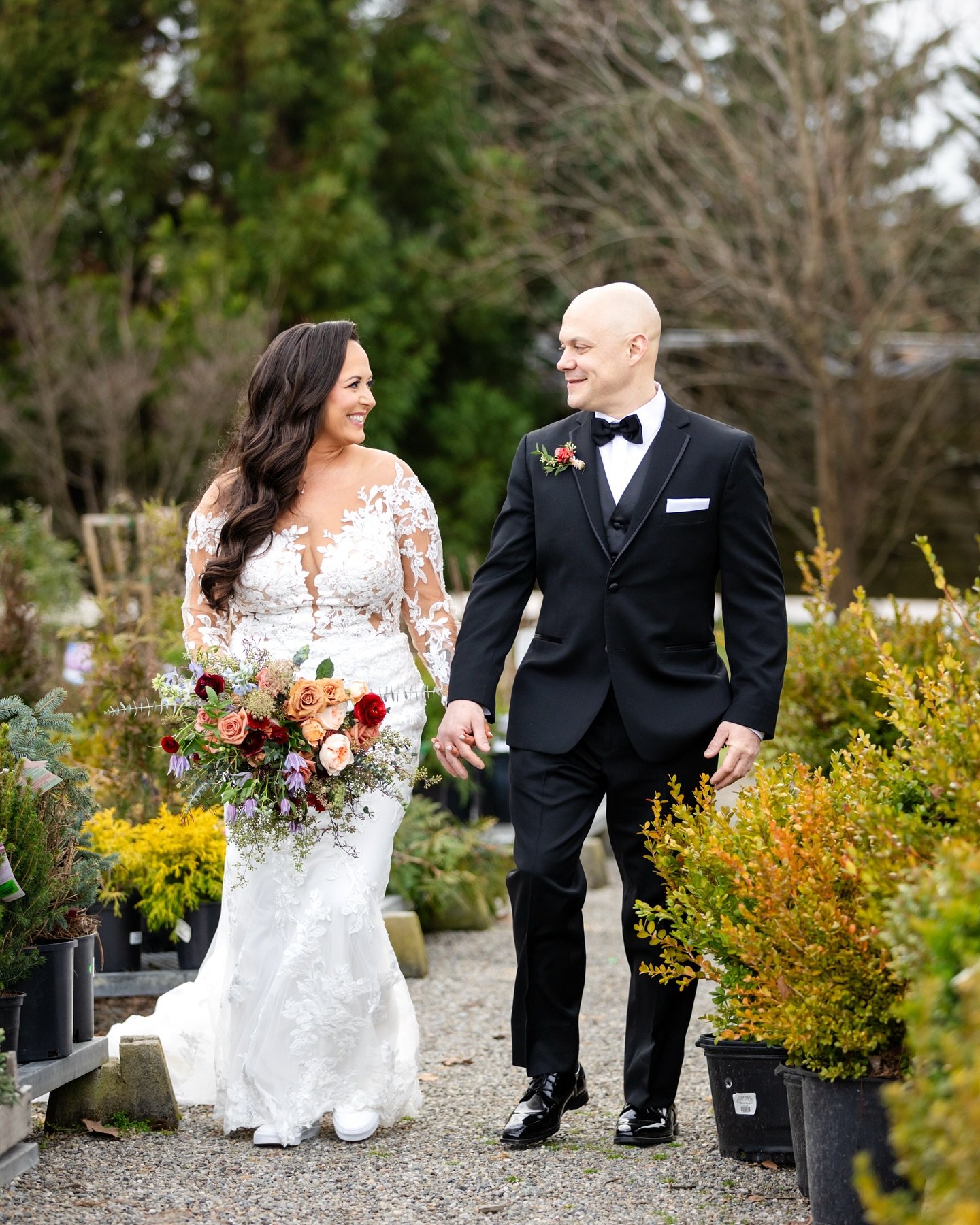 Love in full bloom at Terrain 🌿✨ 
&mdash;&mdash;
#PhiladelphiaWeddings #Gladwyne #FallWeddings #FamilyLegacy #WeddingPhotography #WeddingDetails #ElegantWedding #CountryClubWedding #PennsylvaniaWedding #WeddingDayBliss #LoveAndElegance #Photographer