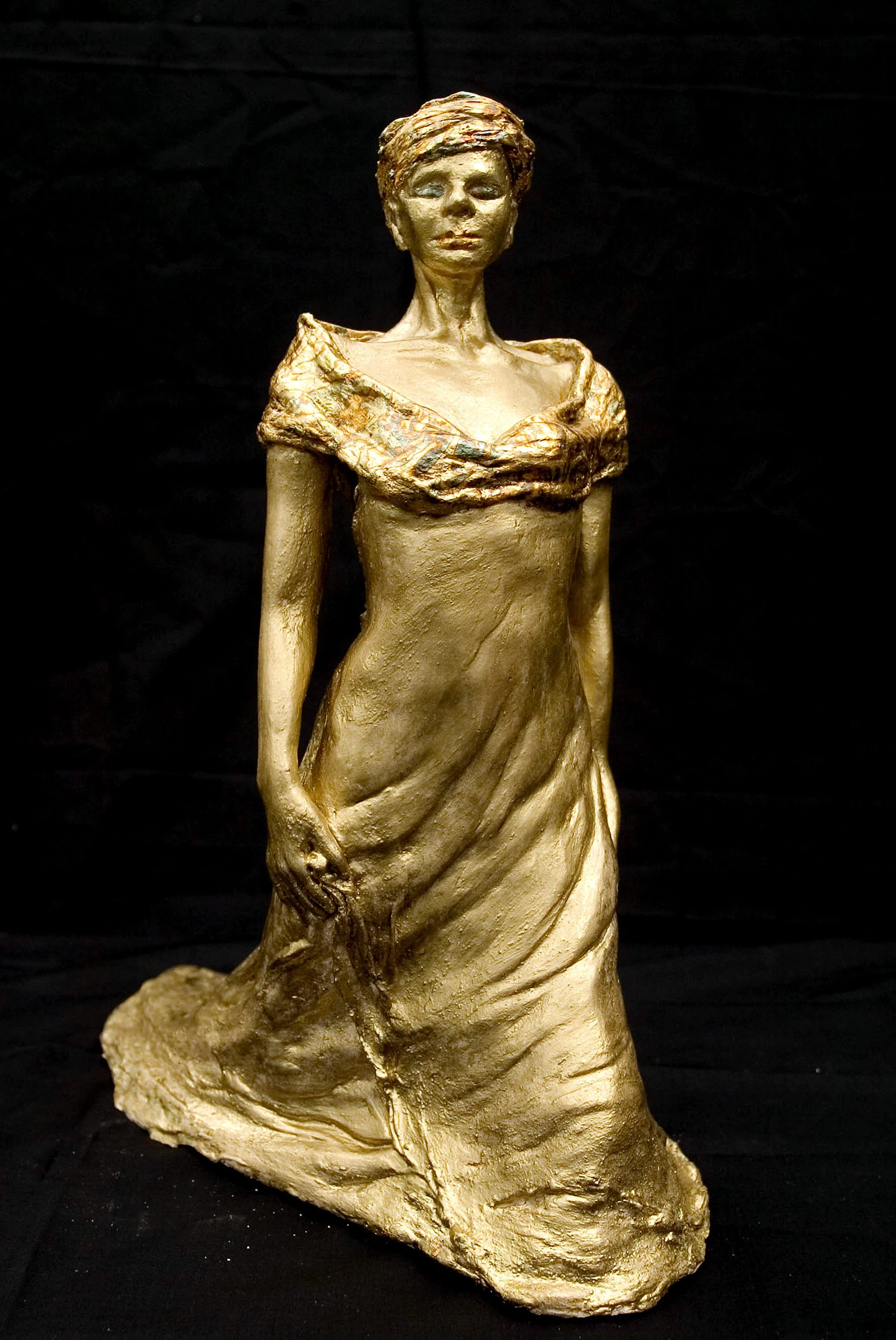 Gaudi's Lady (Painted Clay)