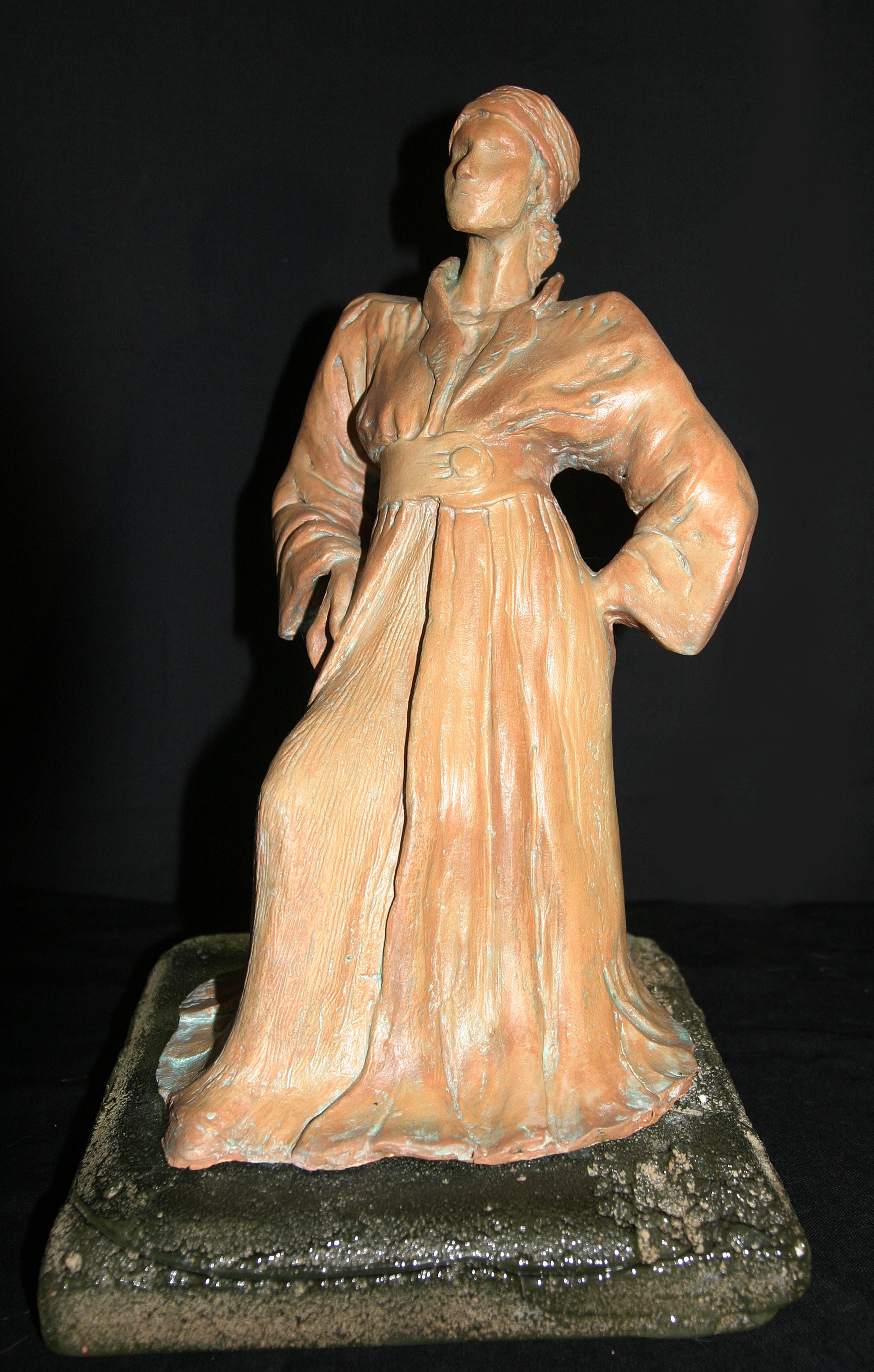 Matinee (Clay on Cast Glass)